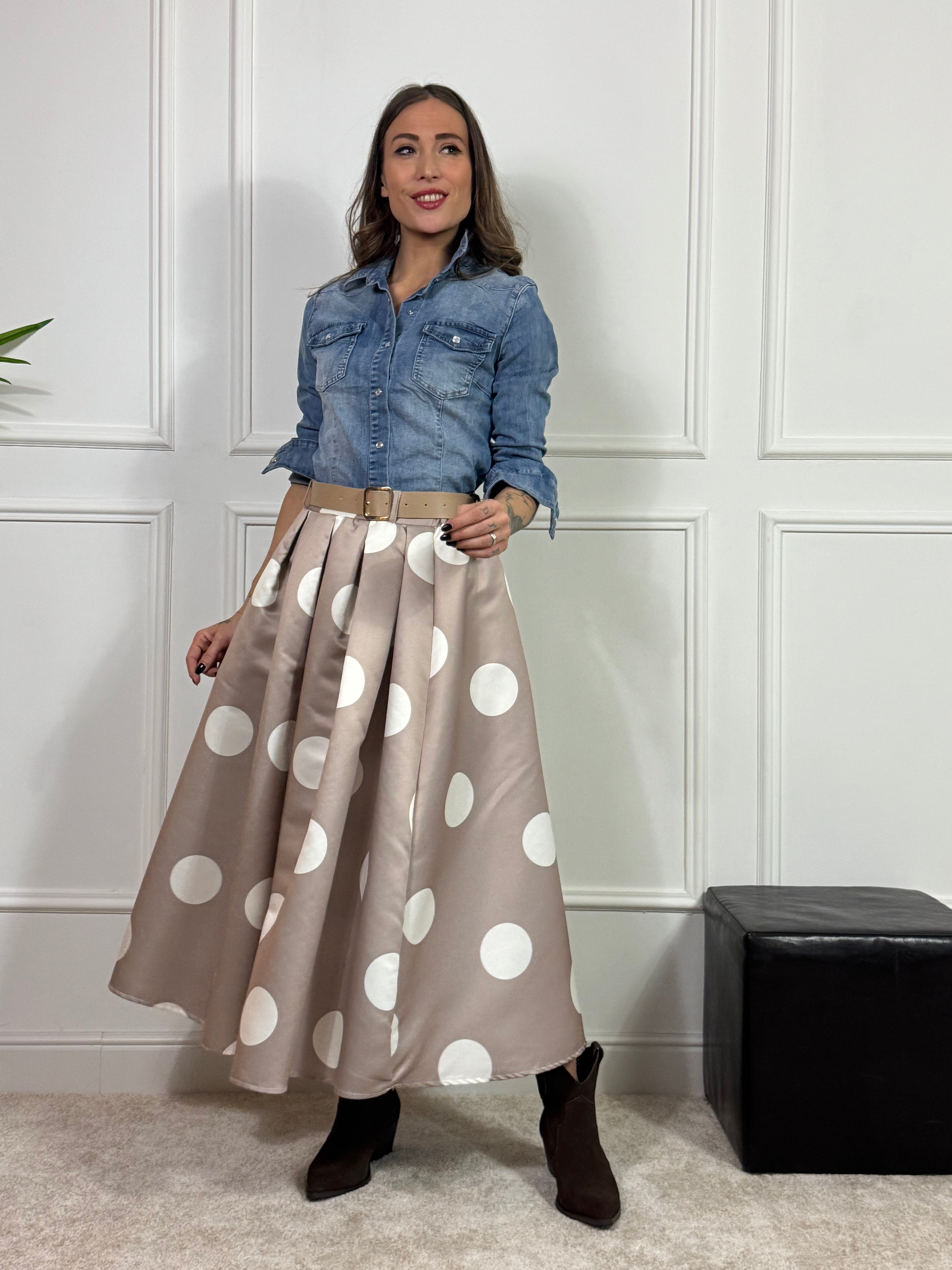 Gonna midi a palloncino Victoria ILMH POIS