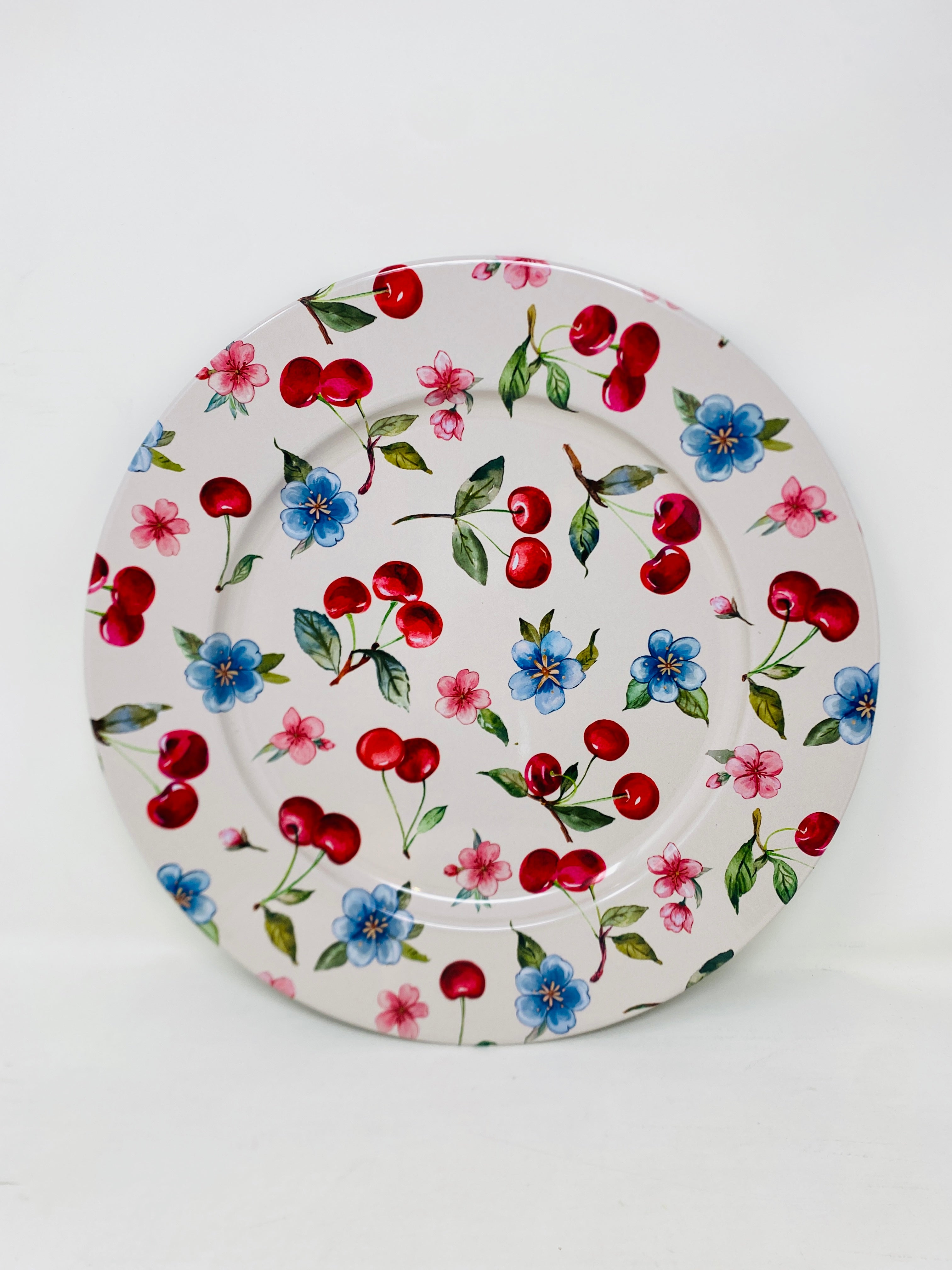 Piatto tondo metallo CILIEGE