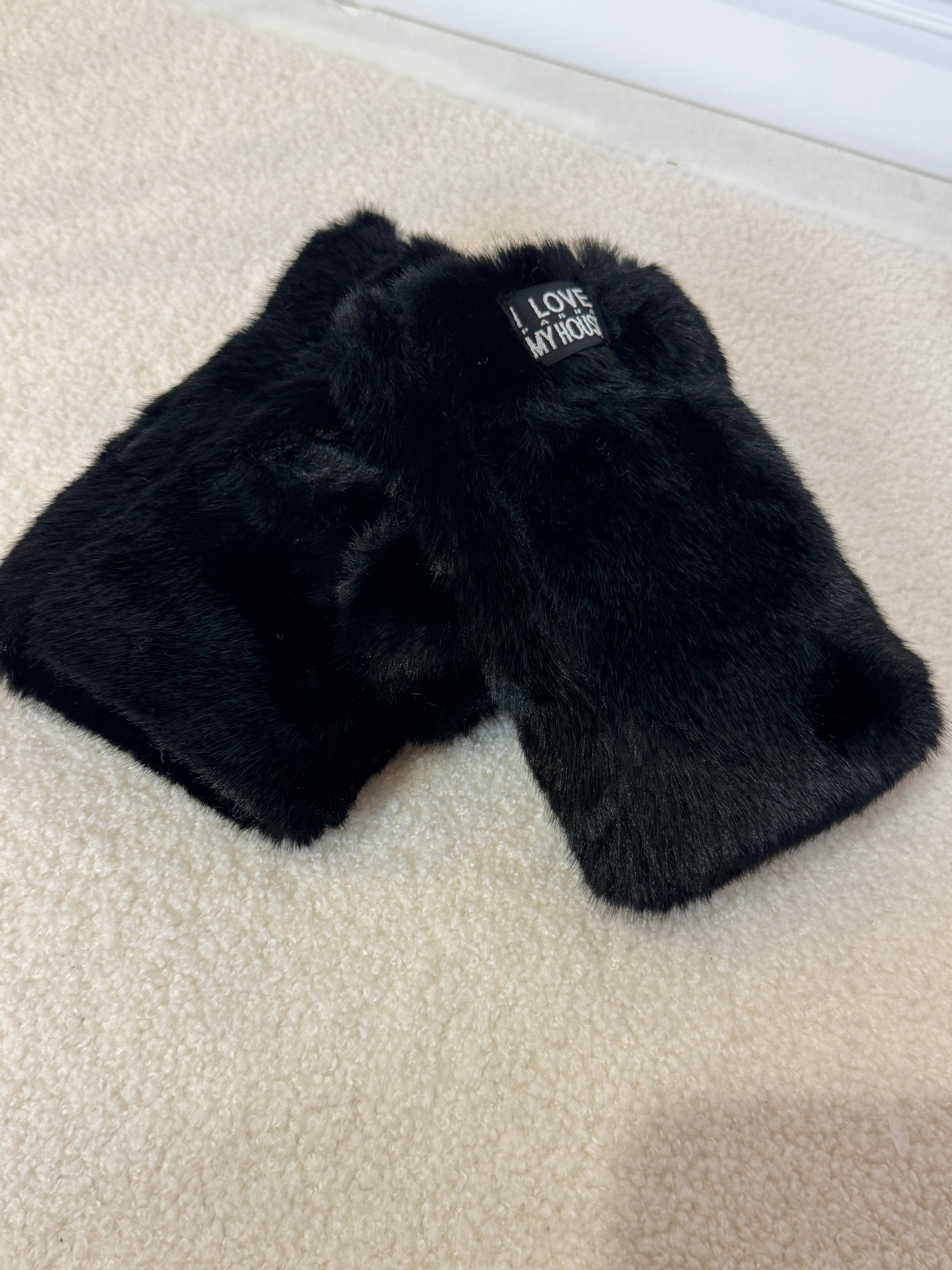 Guanti MANOPOLA senza dita ECOPELLICCIA