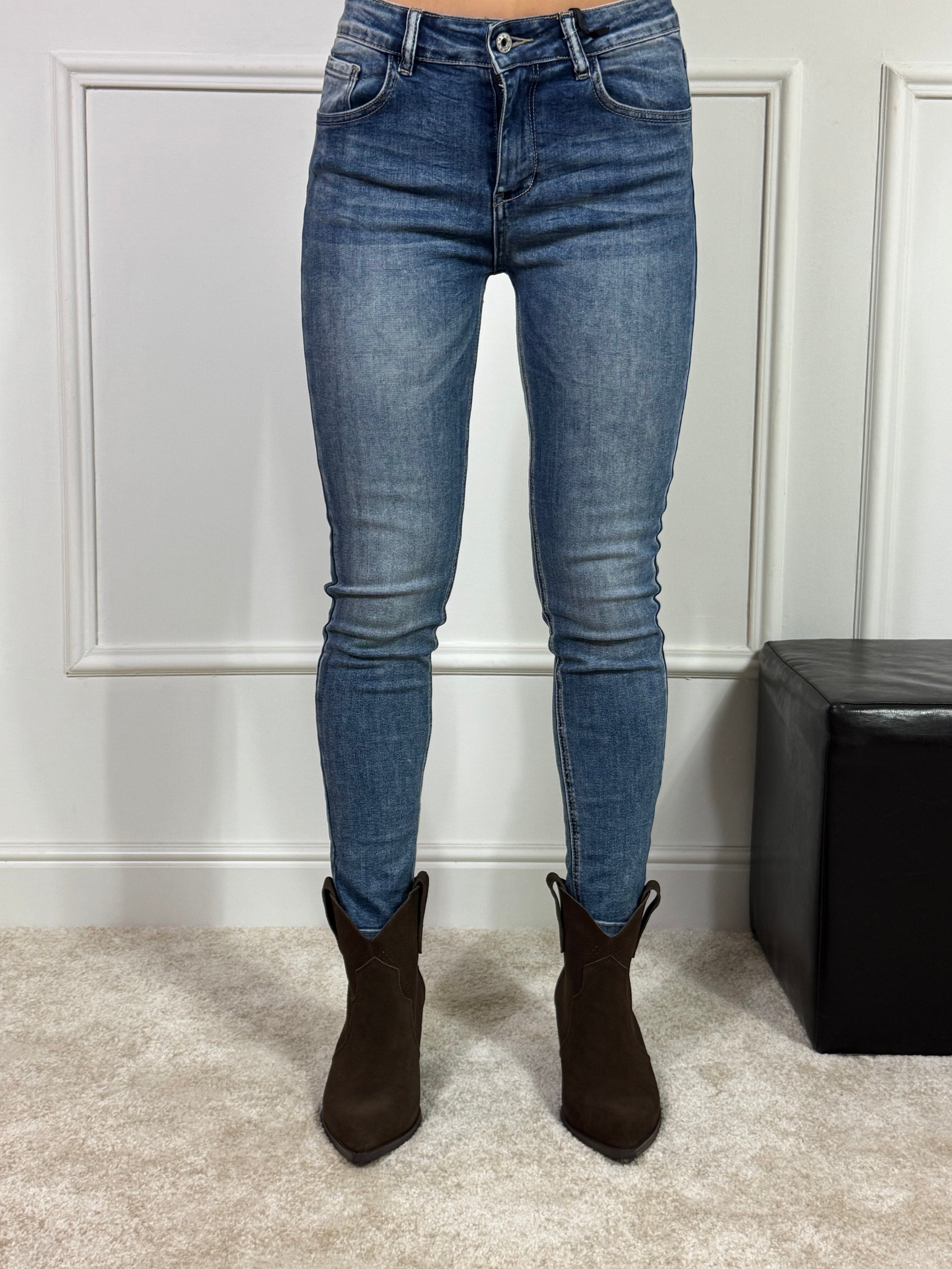 Jeans Victoria ILMH SKINNY CON CERNIERINA FINALE