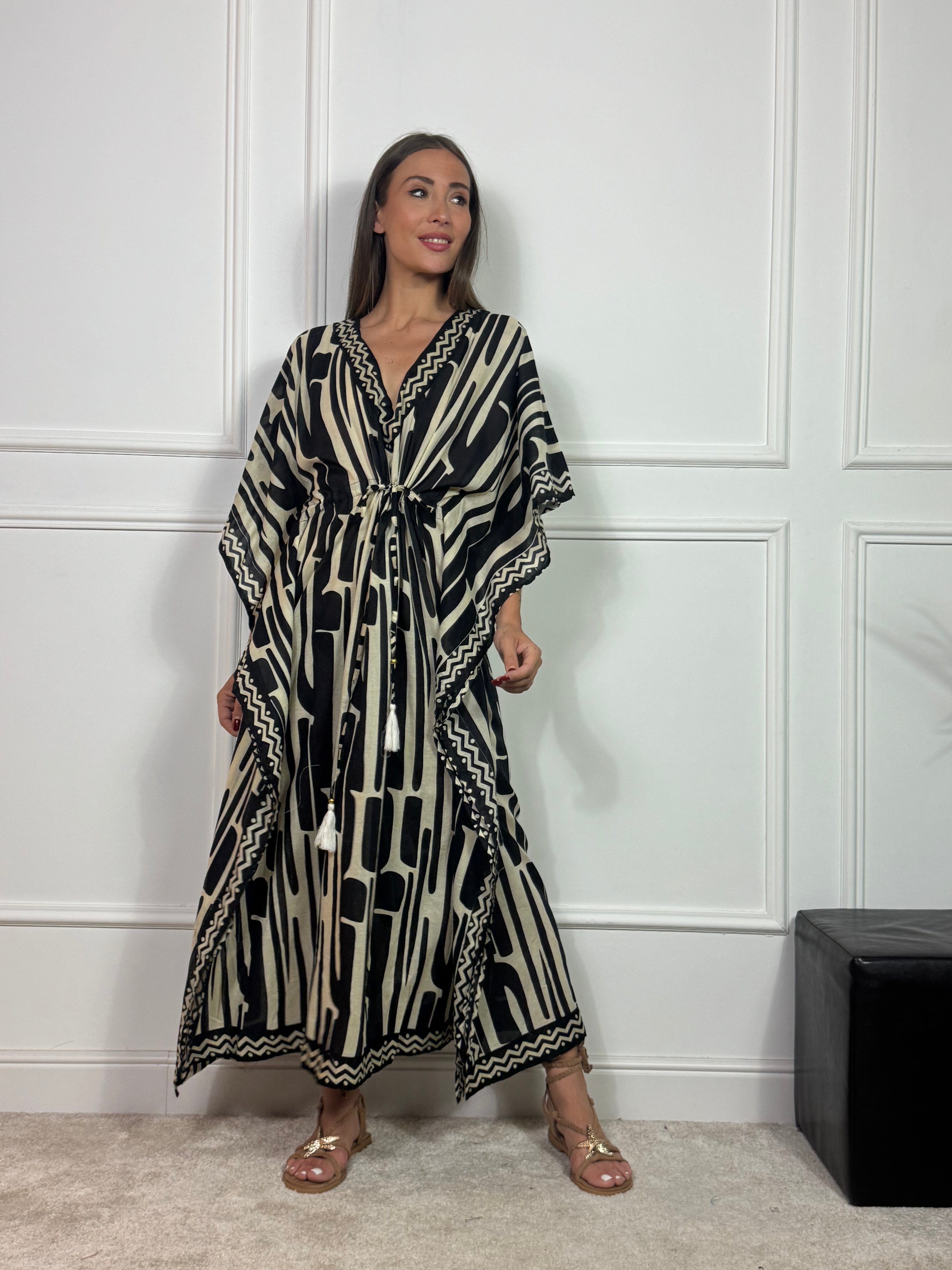 Kaftano poncho LUNGO Victoria ILMH FANTASIA INCA E COULISSE
