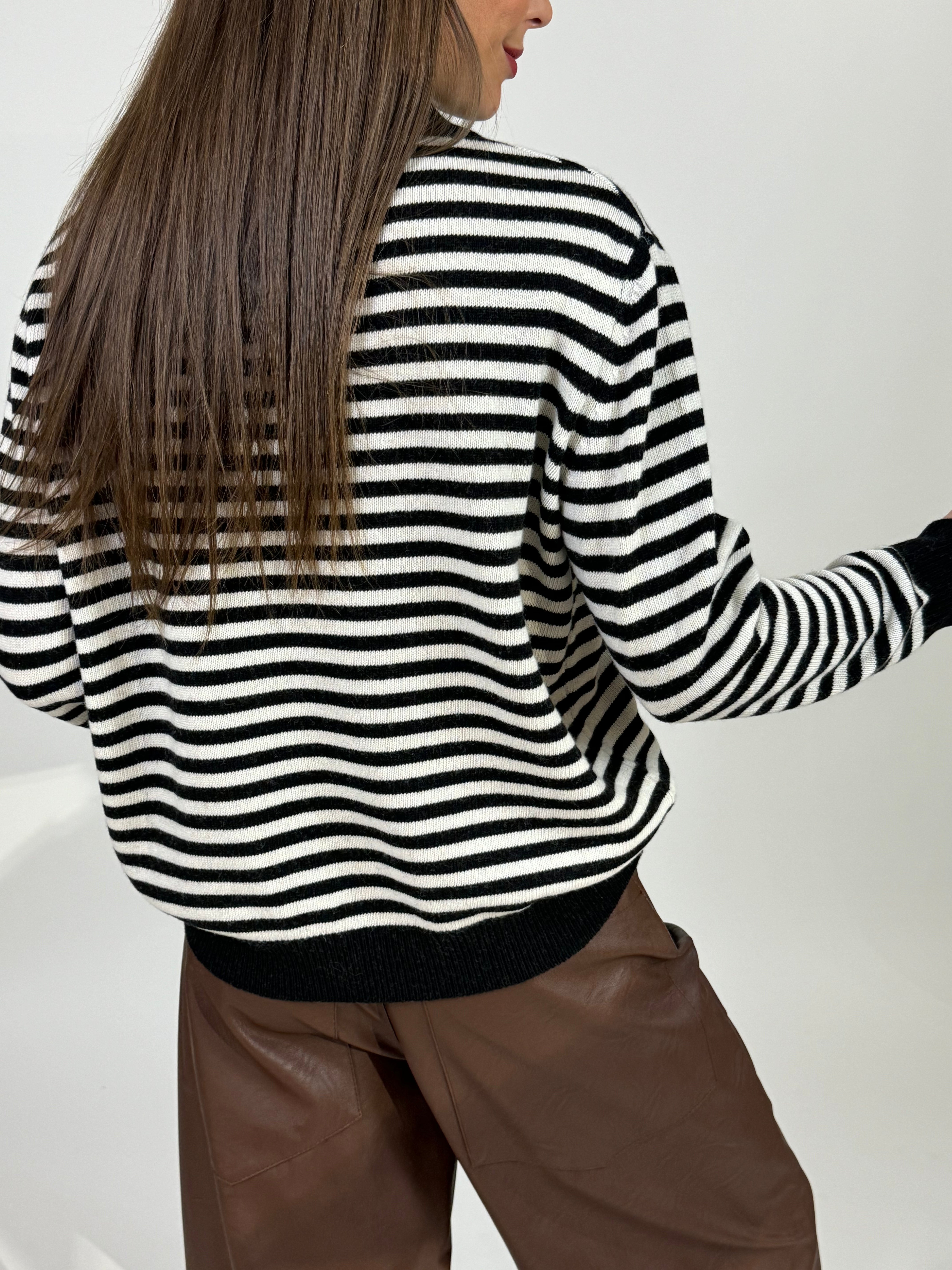 Maglia polo manica lunga Tensione In a righe