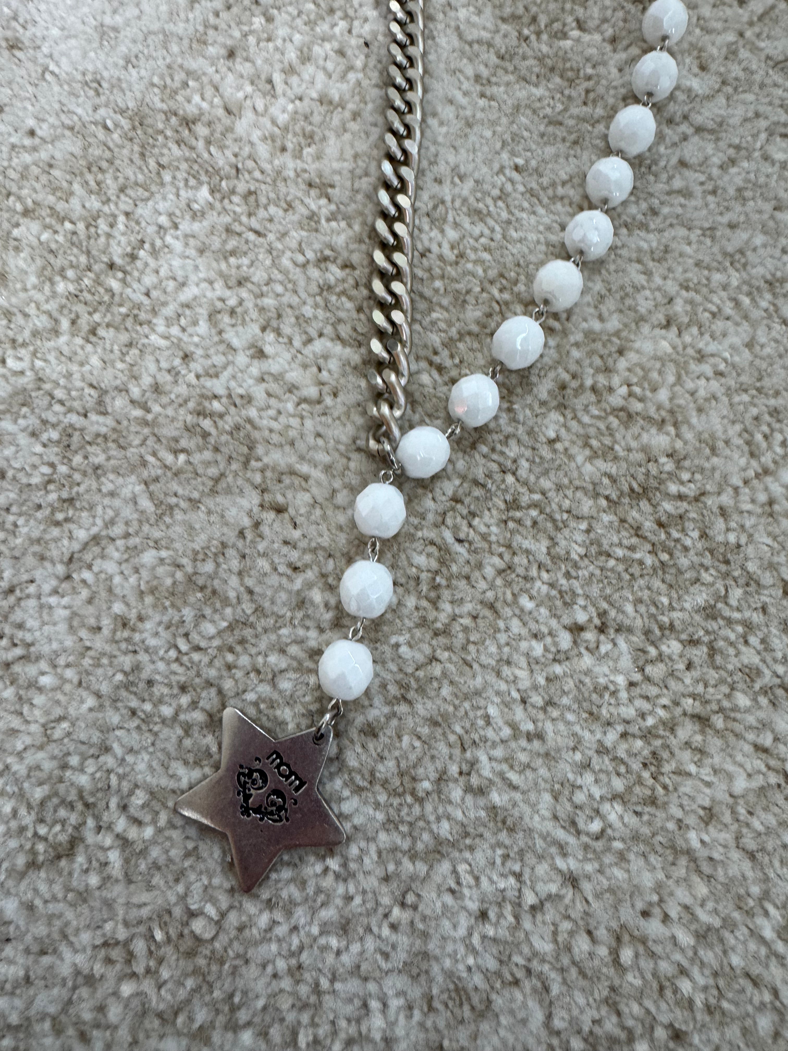 Collana Momi FRANCESCA LUNGA - catena ARGENTO - ciondolo STELLA