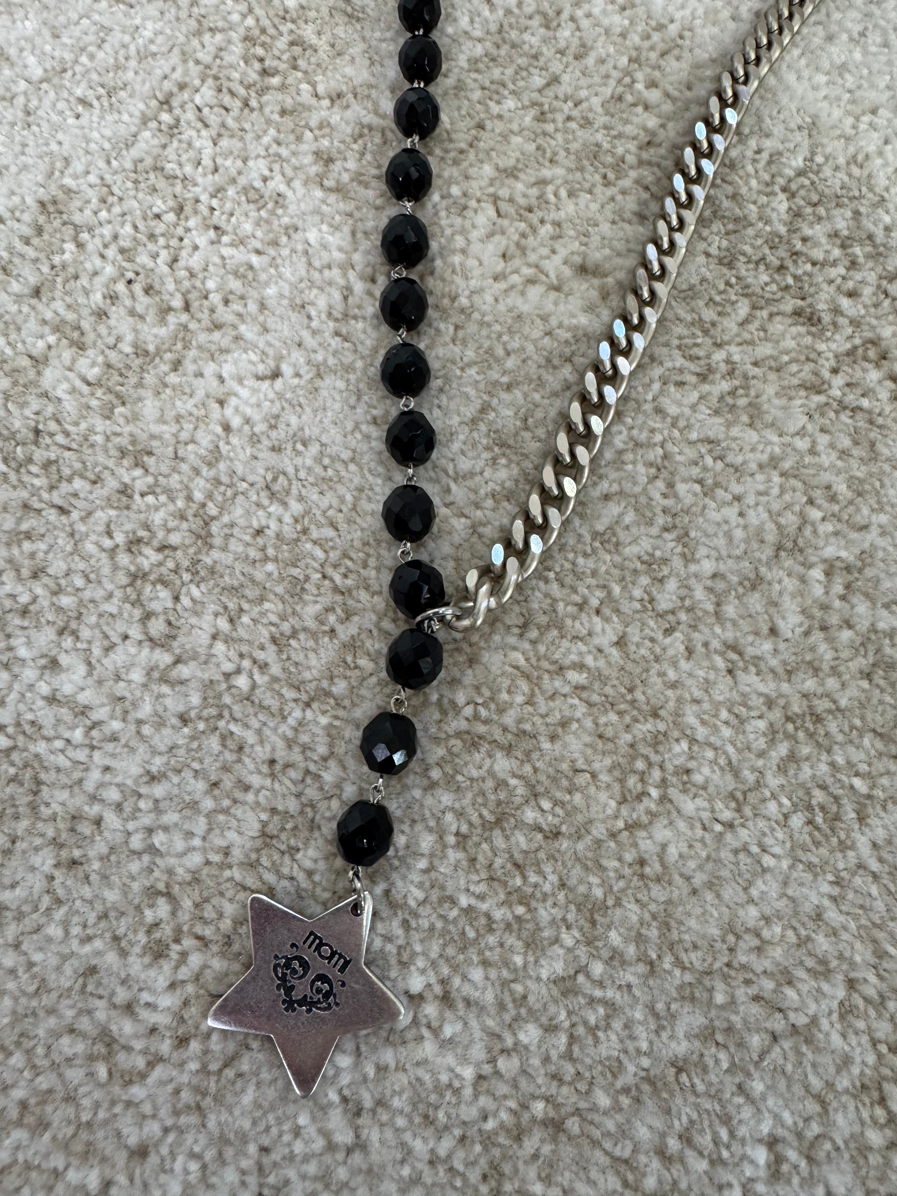 Collana Momi FRANCESCA LUNGA - catena ARGENTO - ciondolo STELLA