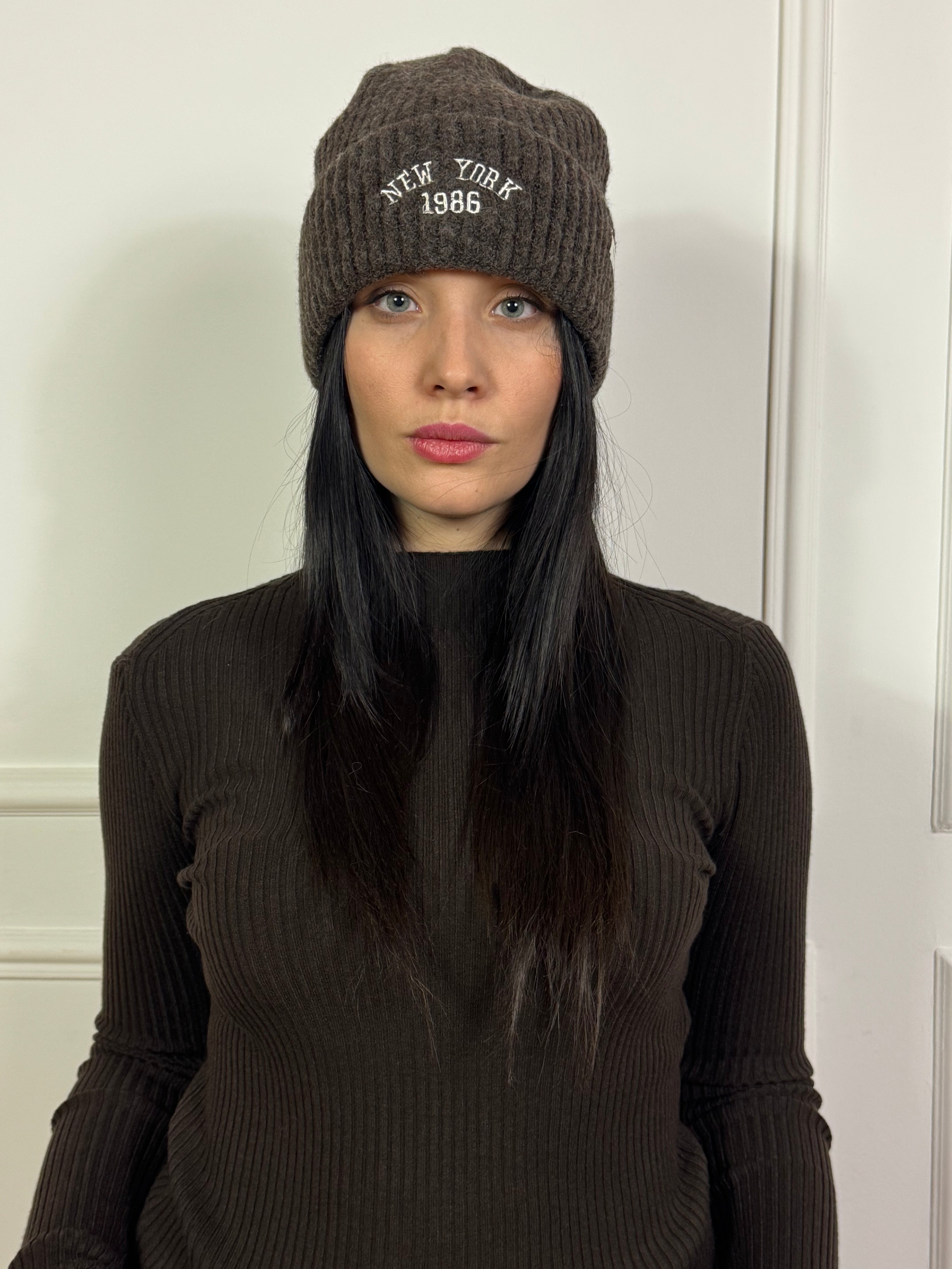 Cuffia Victoria ILMH con scritta NEW YORK