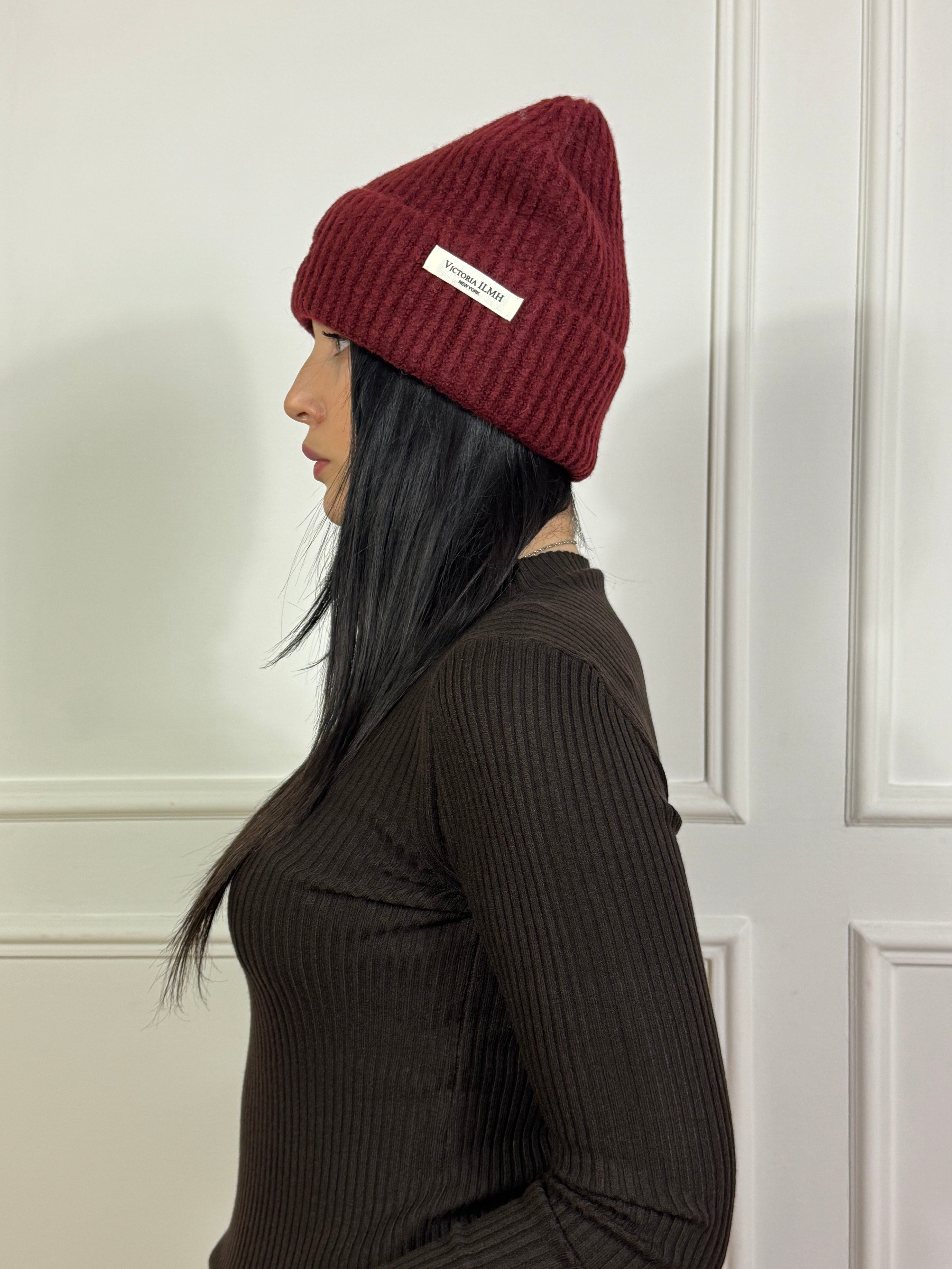 Cuffia Victoria ILMH con scritta NEW YORK