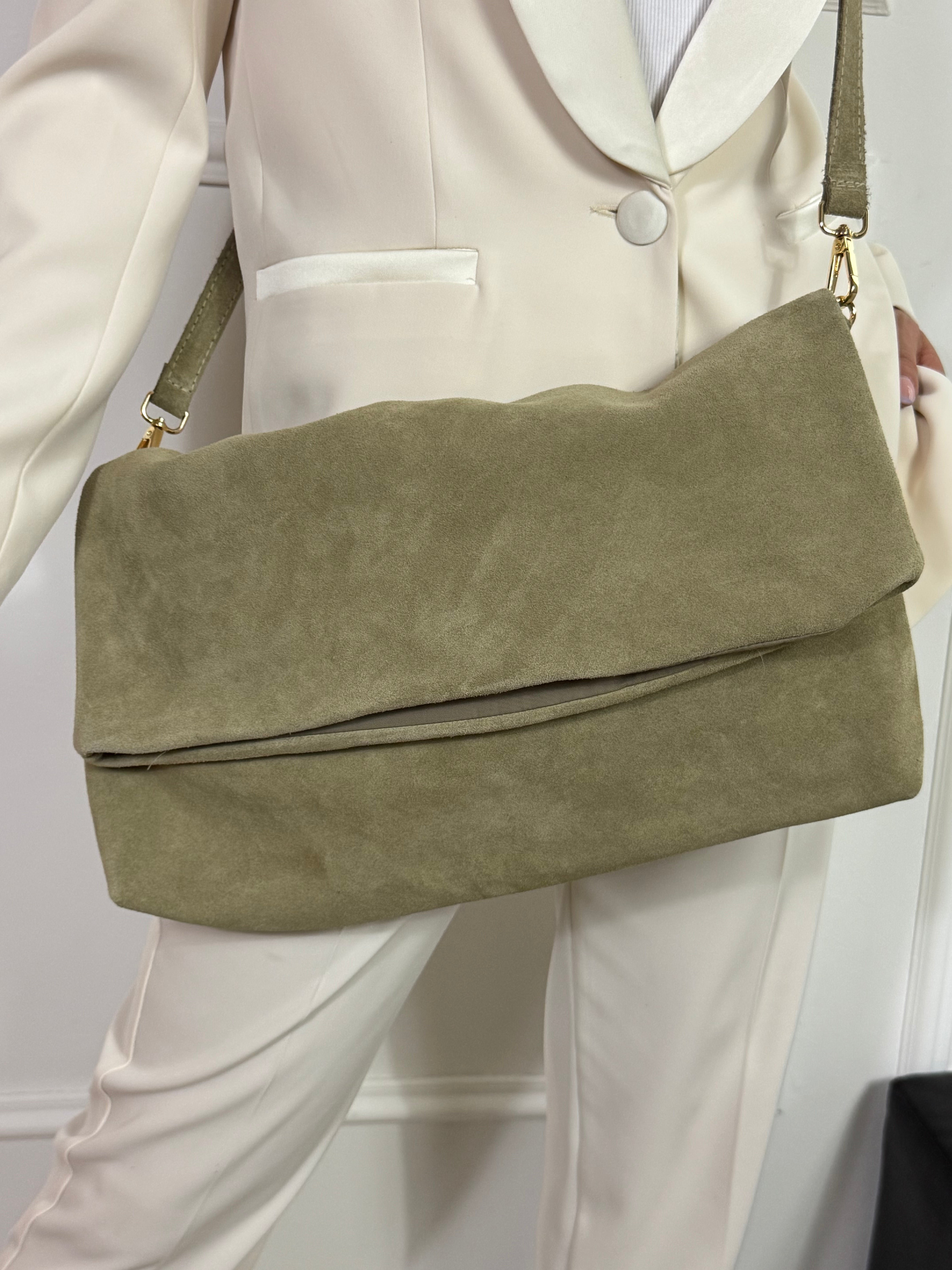 Borsa in vera pelle A BUSTA Susy Mix