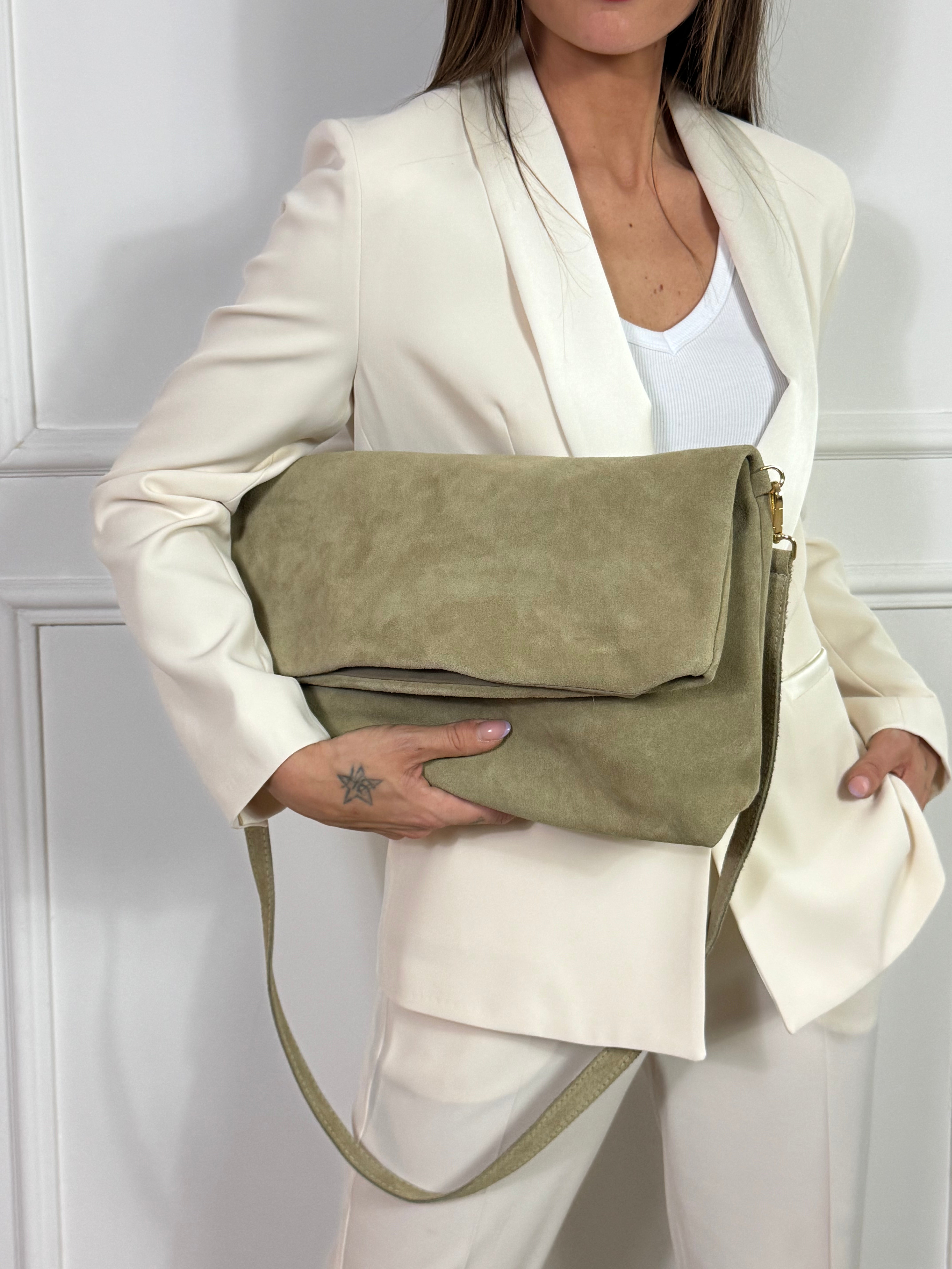 Borsa in vera pelle A BUSTA Susy Mix