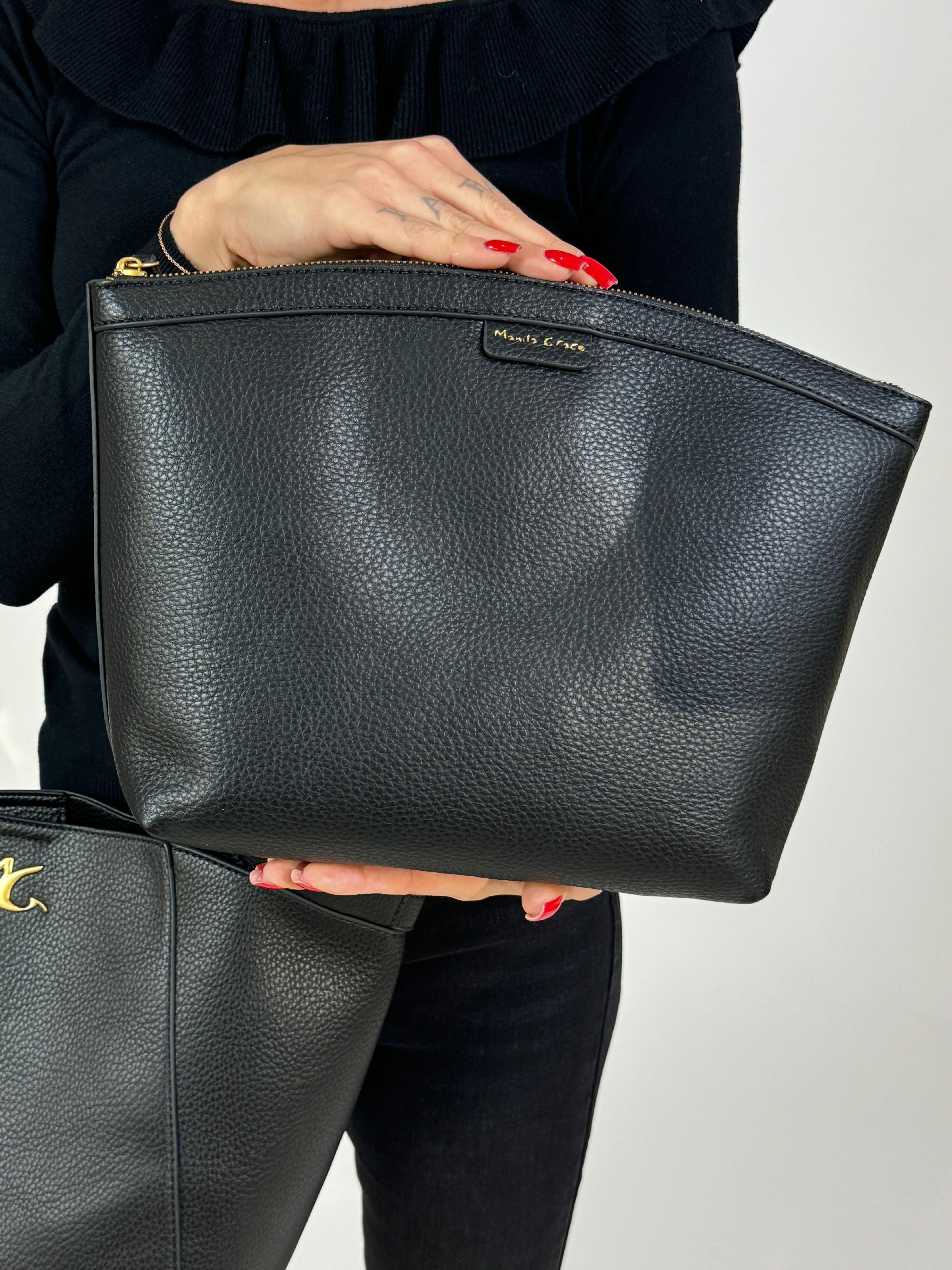 Borsa Manila Grace CESTA MAXI - TEXTURE MARTELLATA