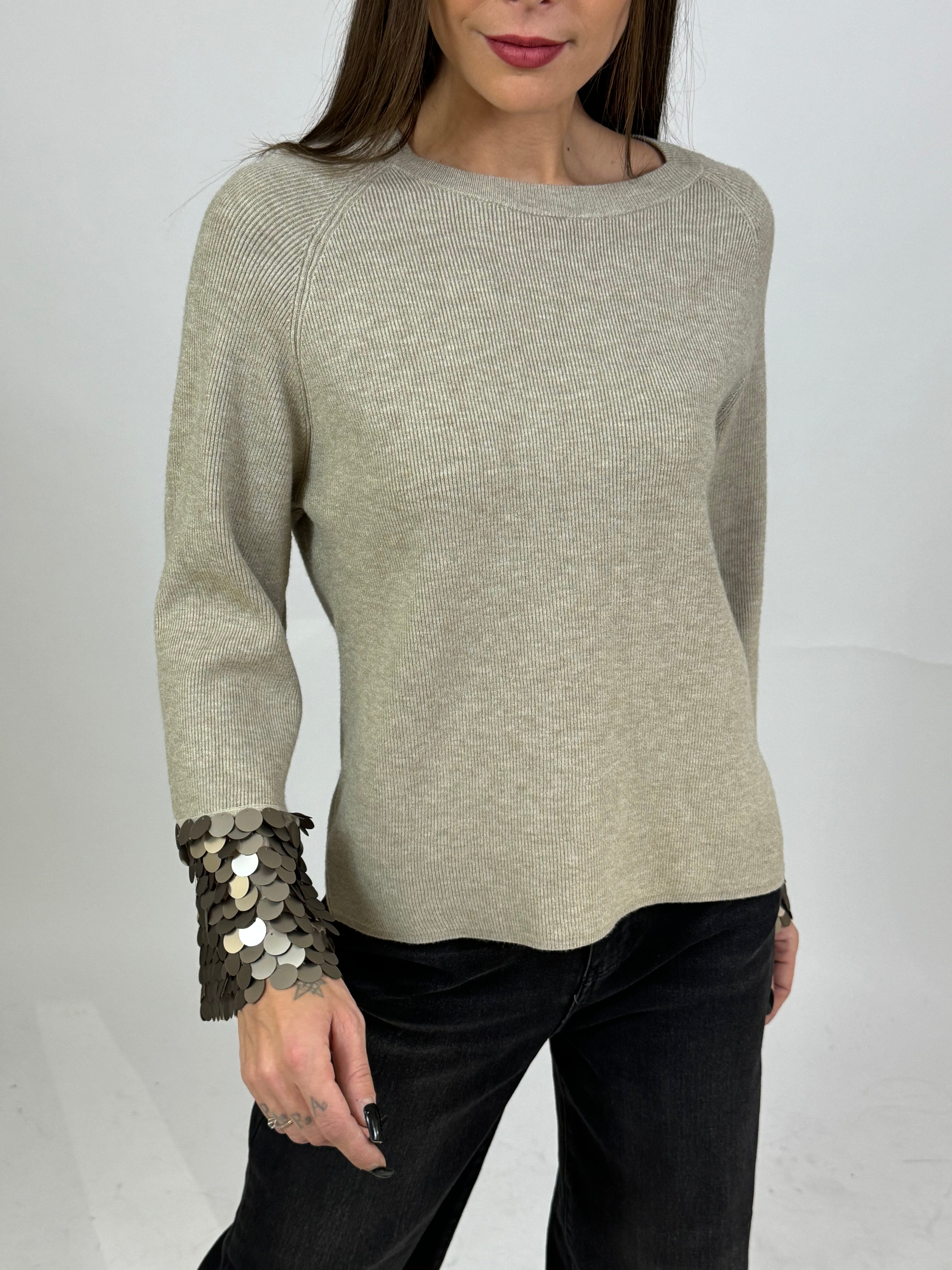 Maglia con paillettes Victoria ILMH