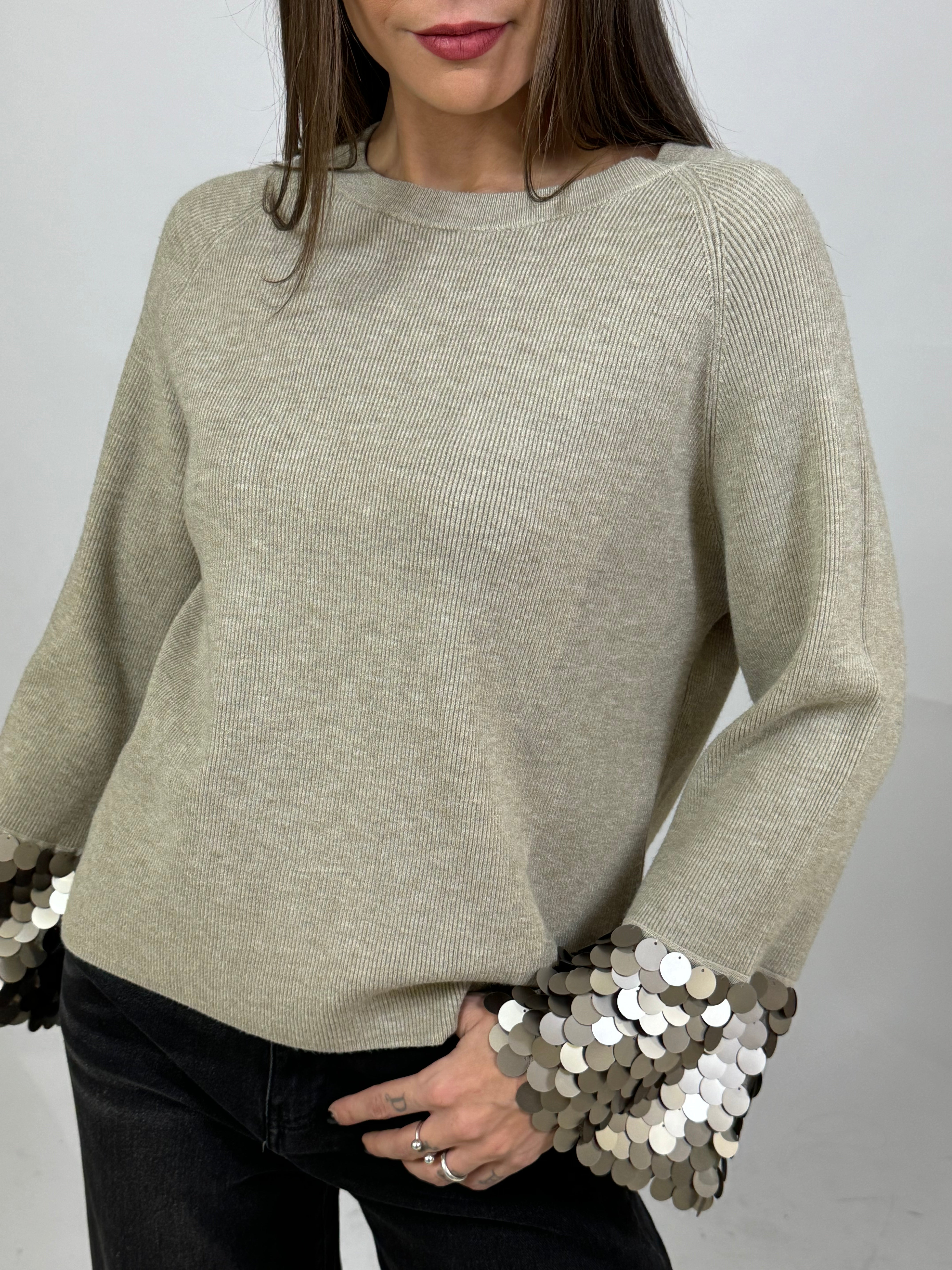 Maglia con paillettes Victoria ILMH