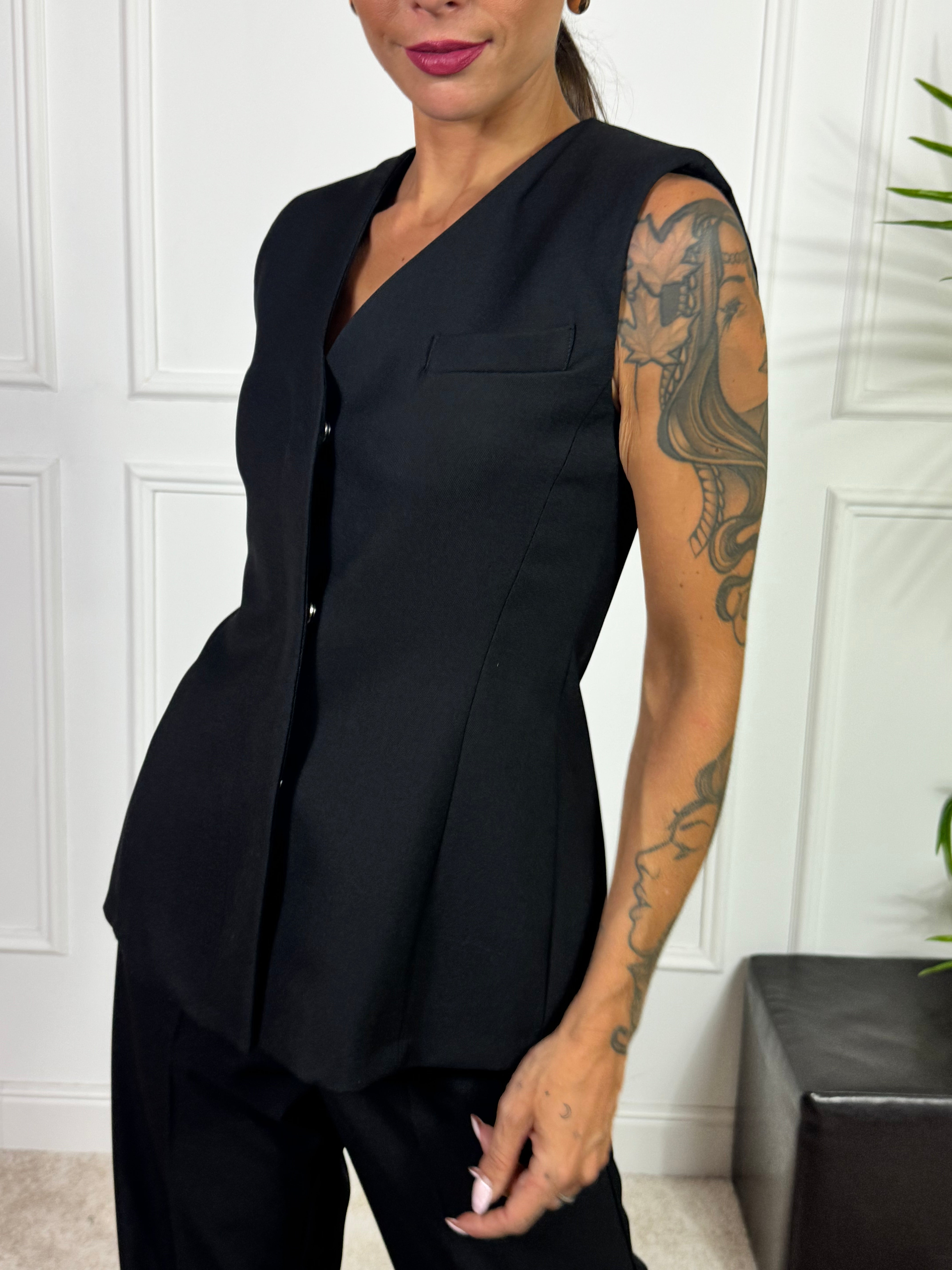Gilet lungo sfiancato Kontatto