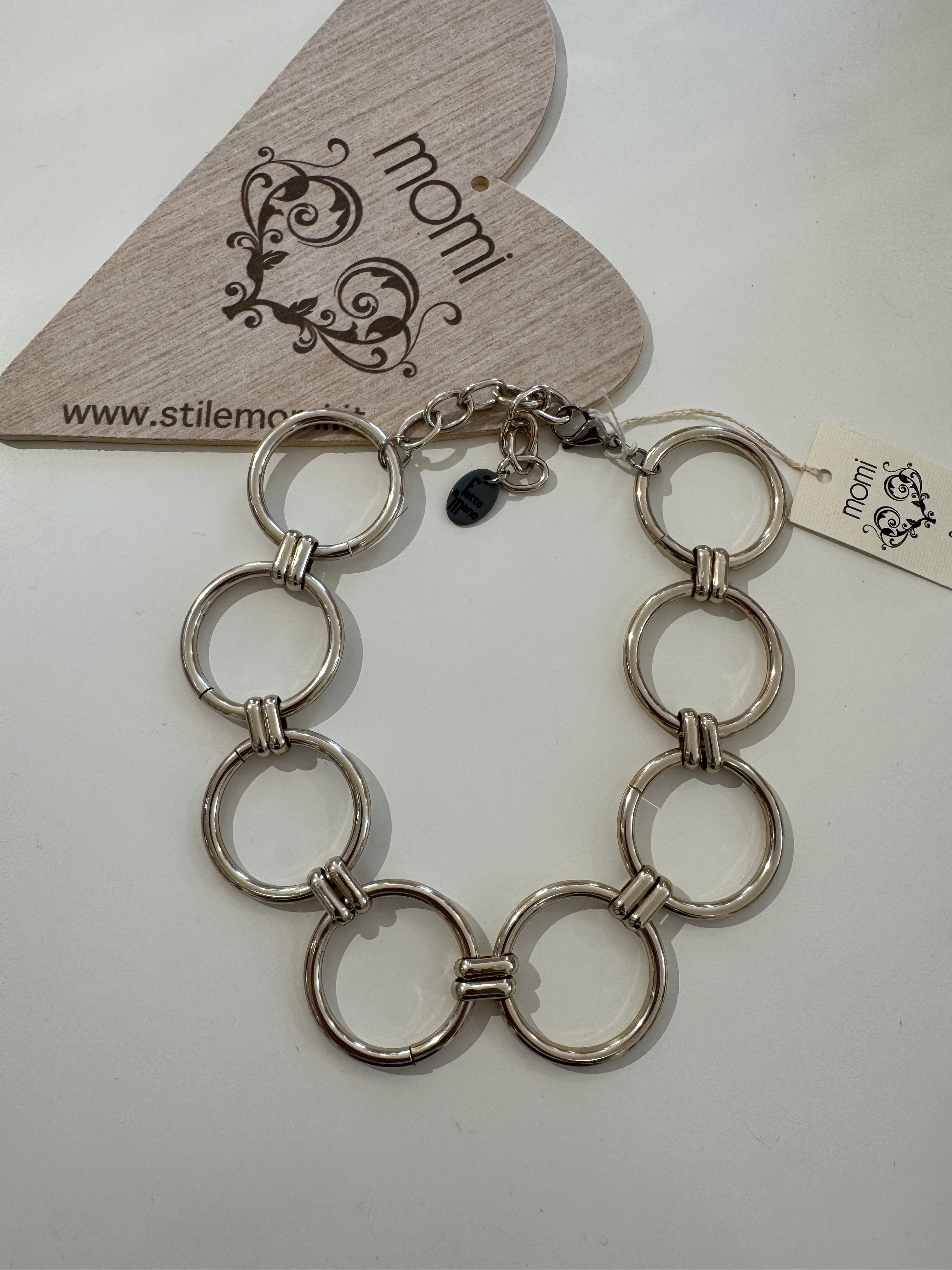 COLLANA Momi modello Chiara XL - ANELLI GROSSI