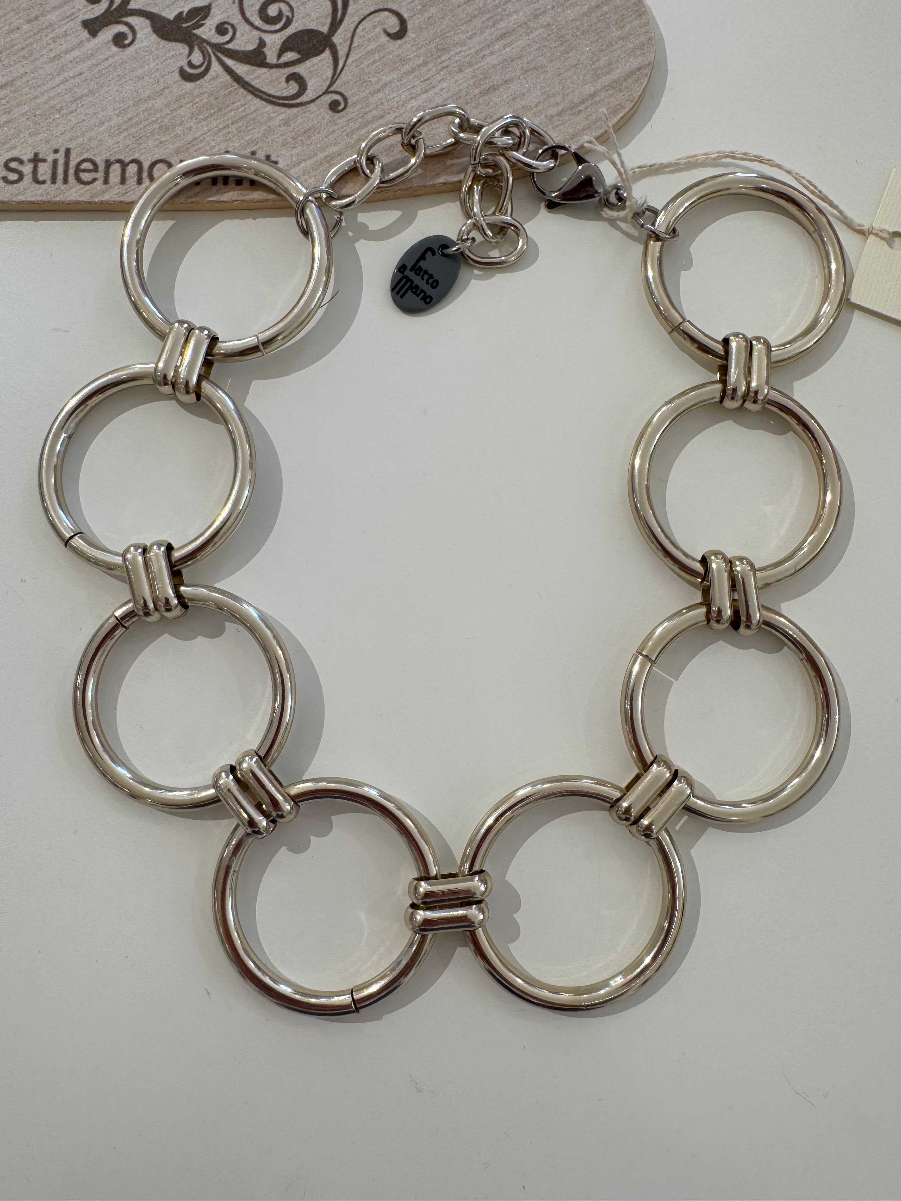 COLLANA Momi modello Chiara XL - ANELLI GROSSI