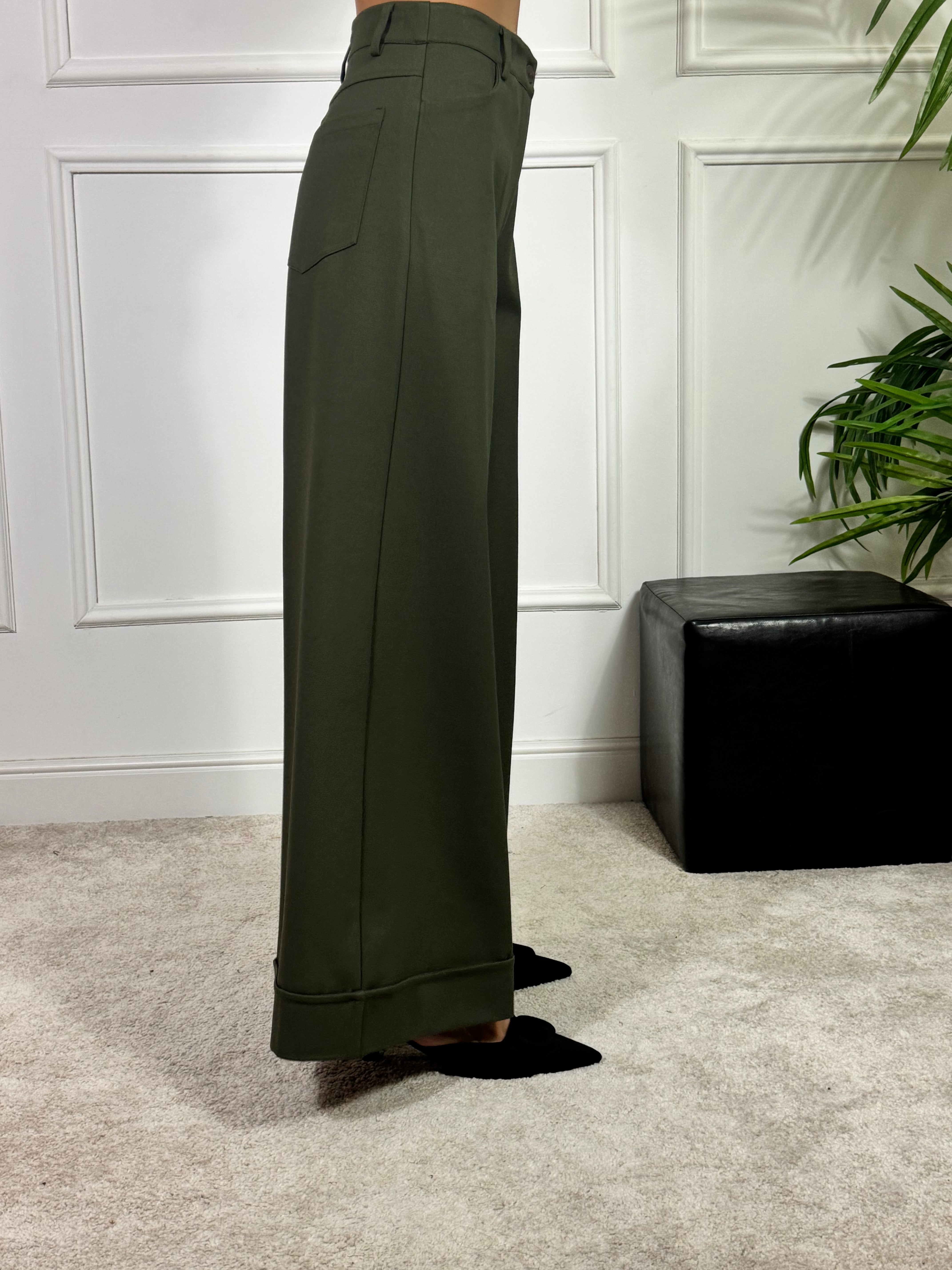 Pantalone in punto Milano KONTATTO PALAZZO RISVOLTO