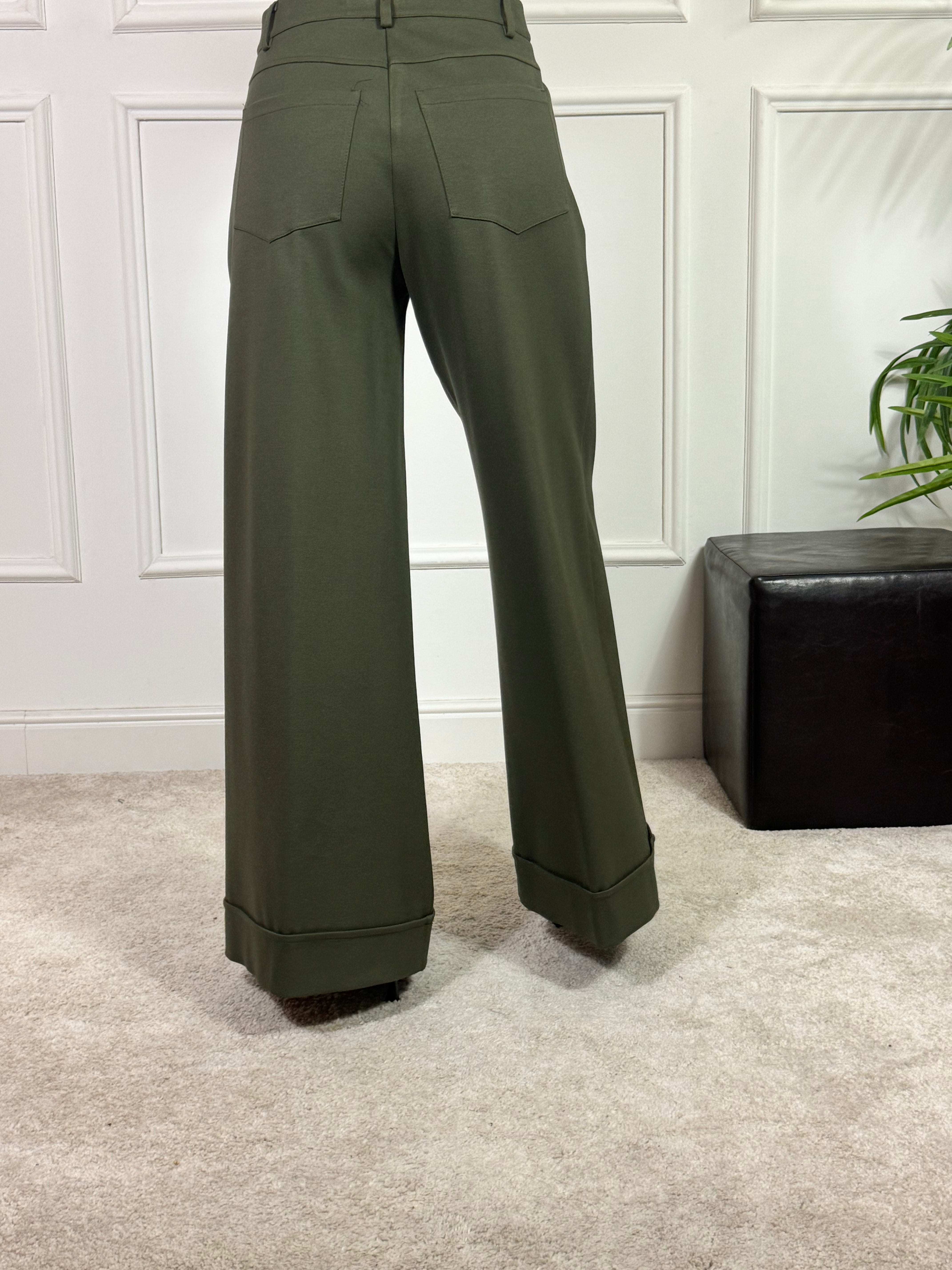 Pantalone in punto Milano KONTATTO PALAZZO RISVOLTO