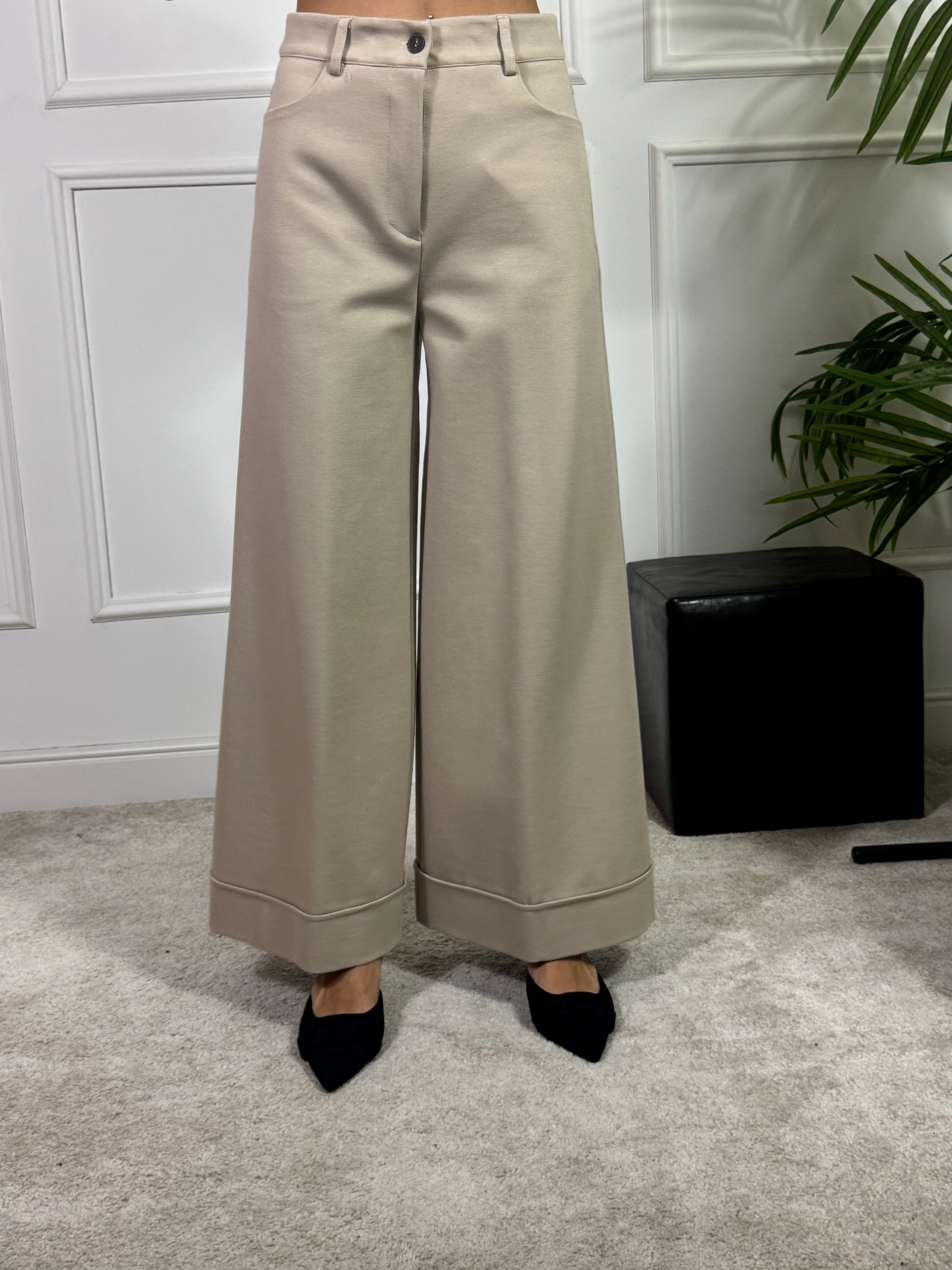 Pantalone in punto Milano KONTATTO PALAZZO RISVOLTO