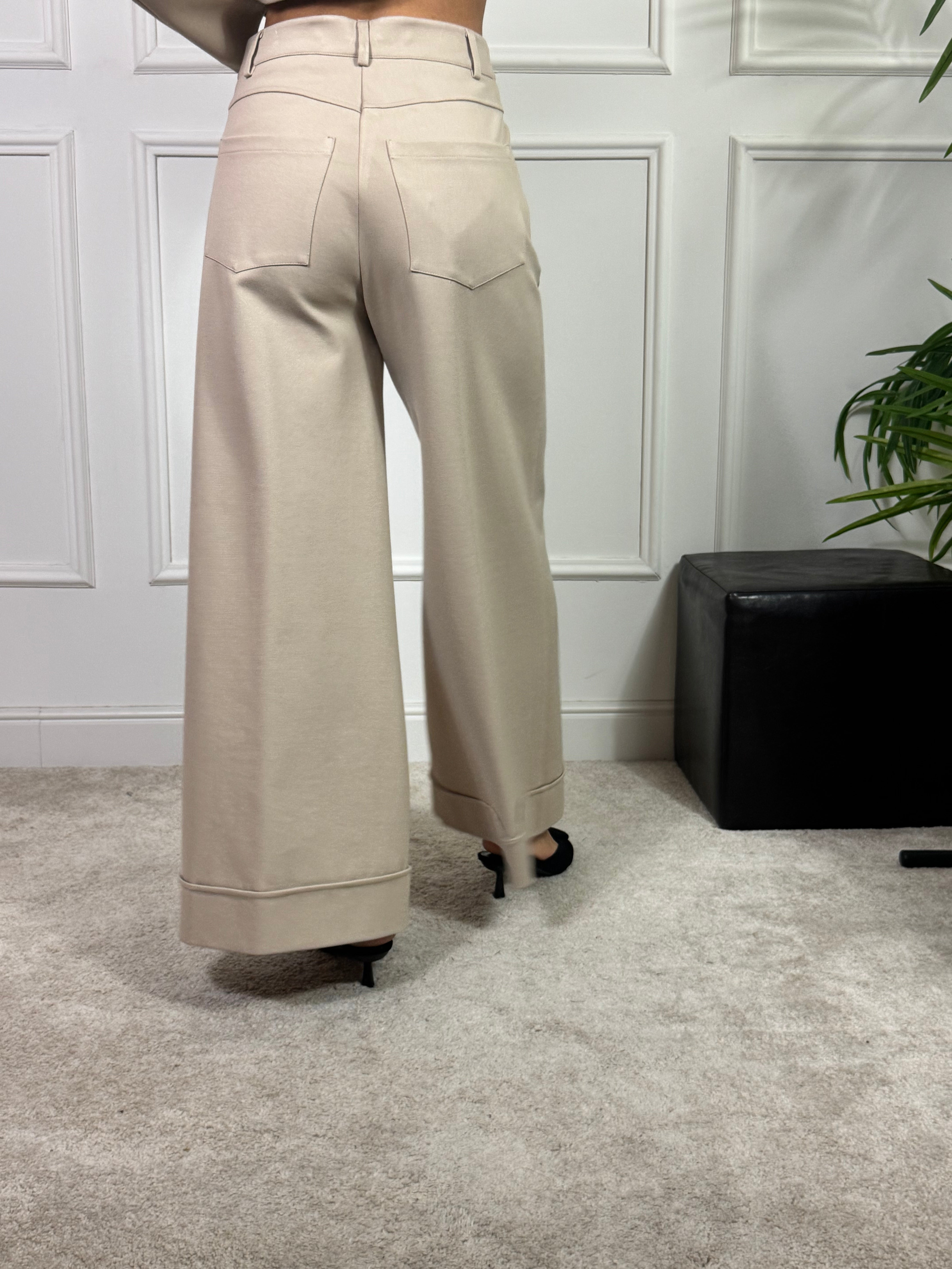 Pantalone in punto Milano KONTATTO PALAZZO RISVOLTO