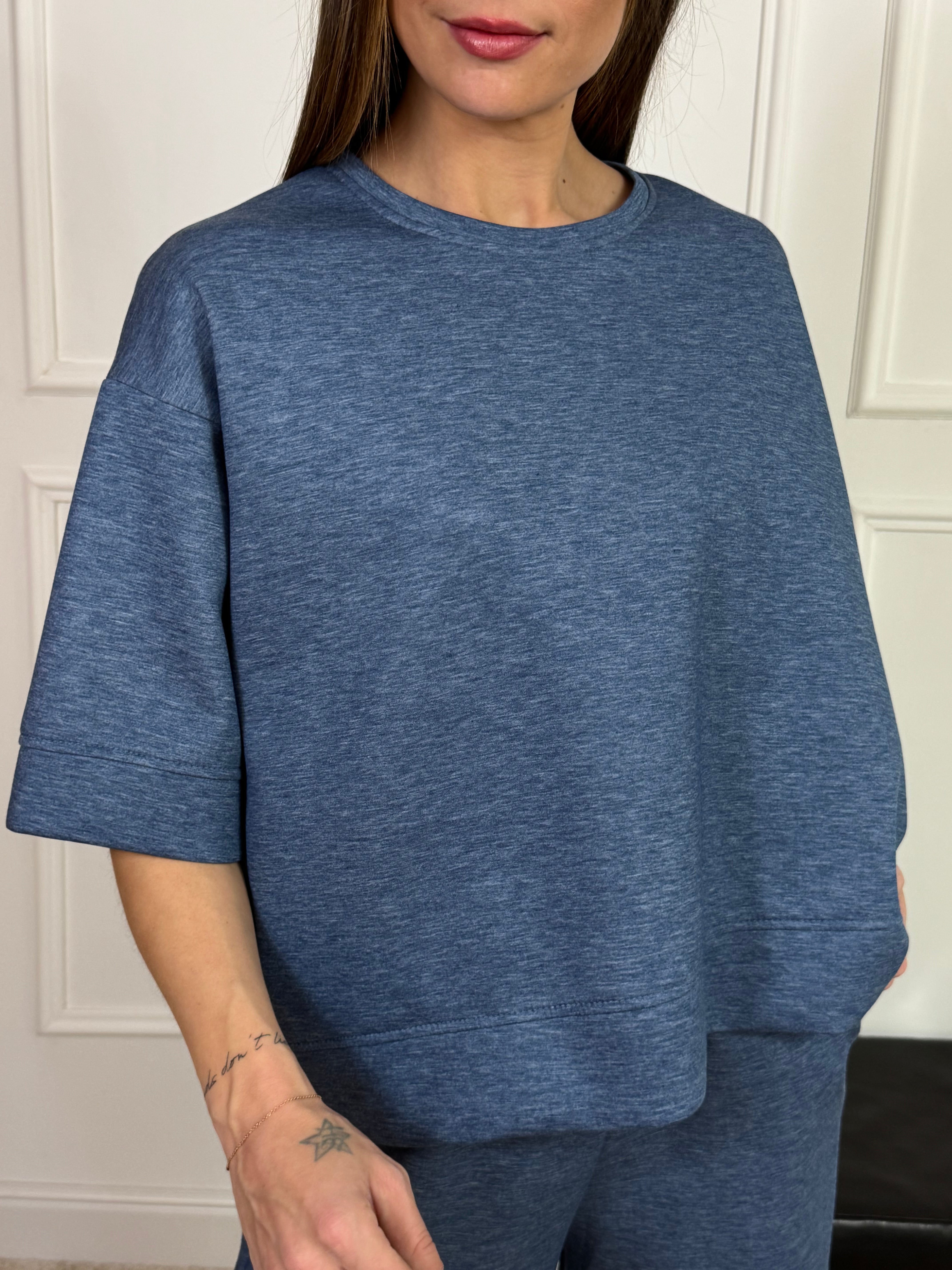 Felpa in tessuto tecnico VICTORIA ILMH manica corta