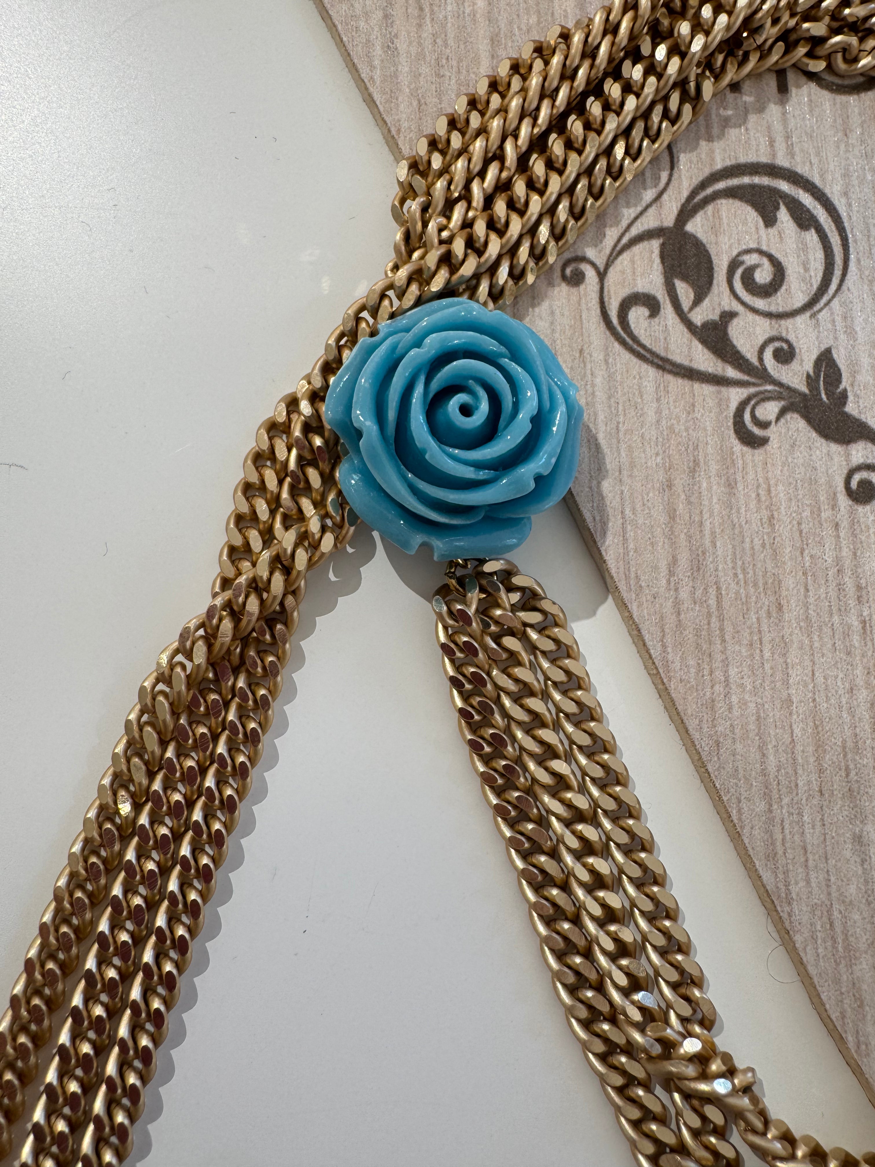 Collana Momi LUNGA CON ROSELLINA