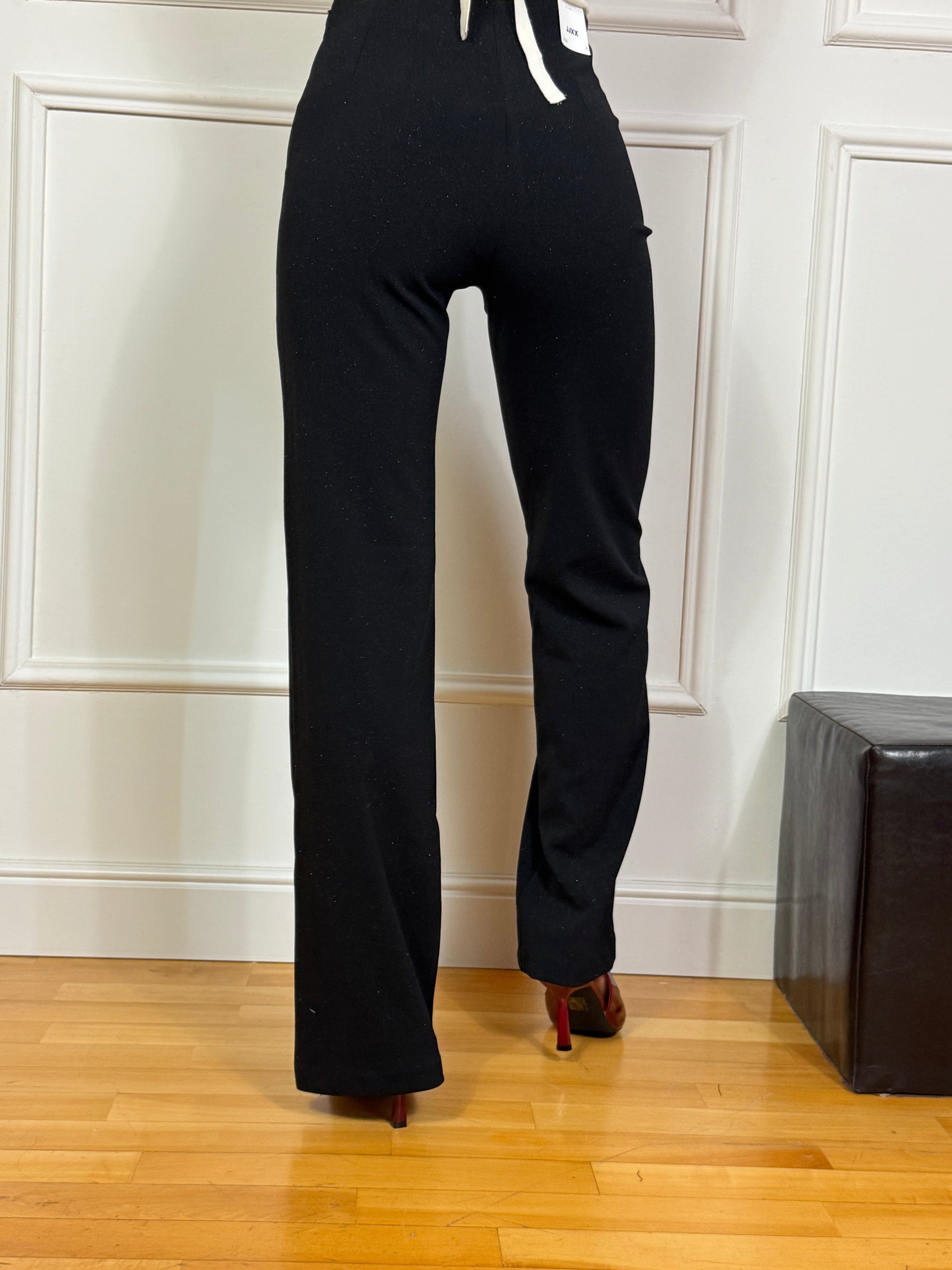 Pantalone JJXX modello NANCY - FLARED GLITTER HIGH WAIST