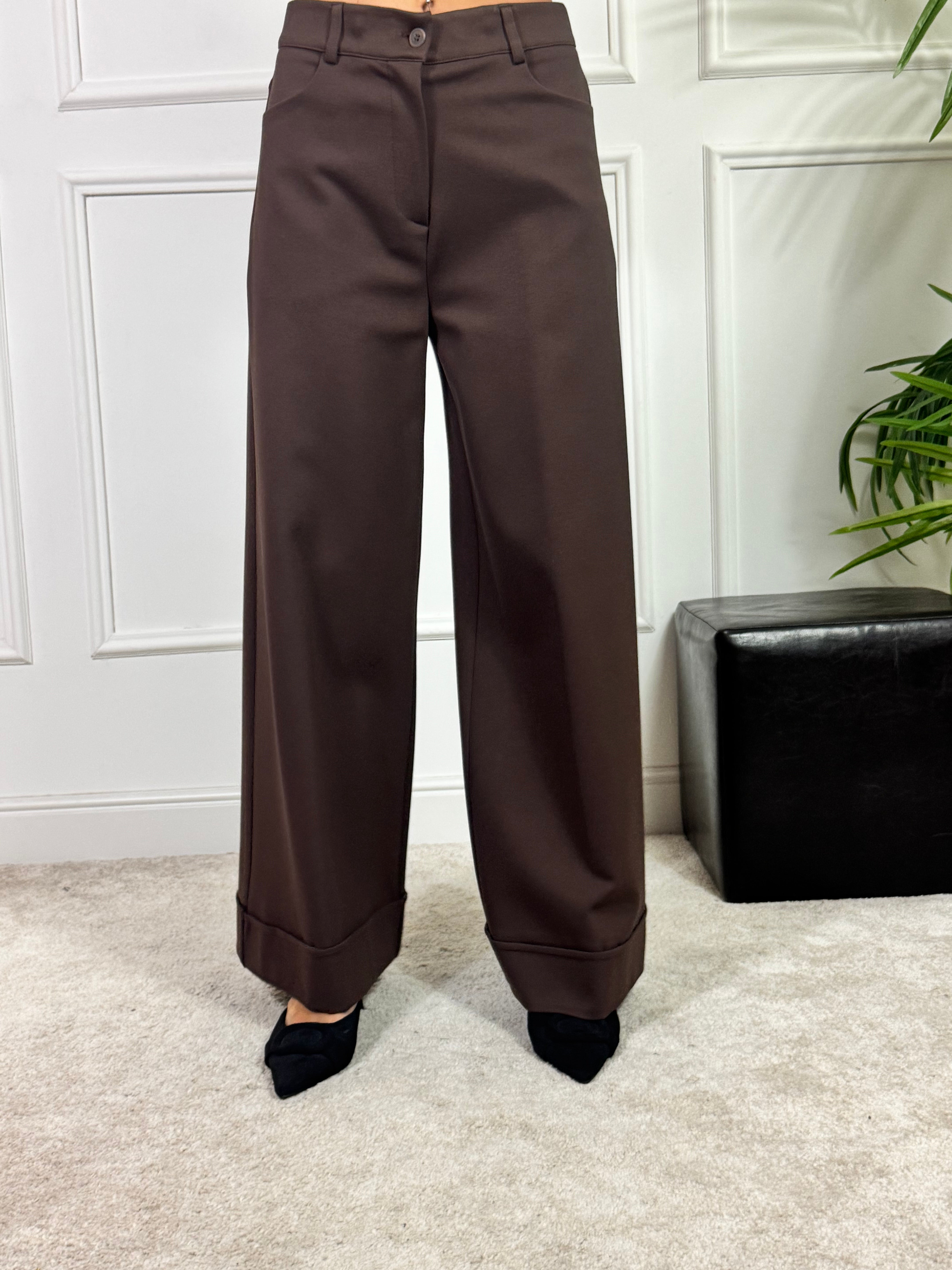Pantalone in punto Milano KONTATTO PALAZZO RISVOLTO