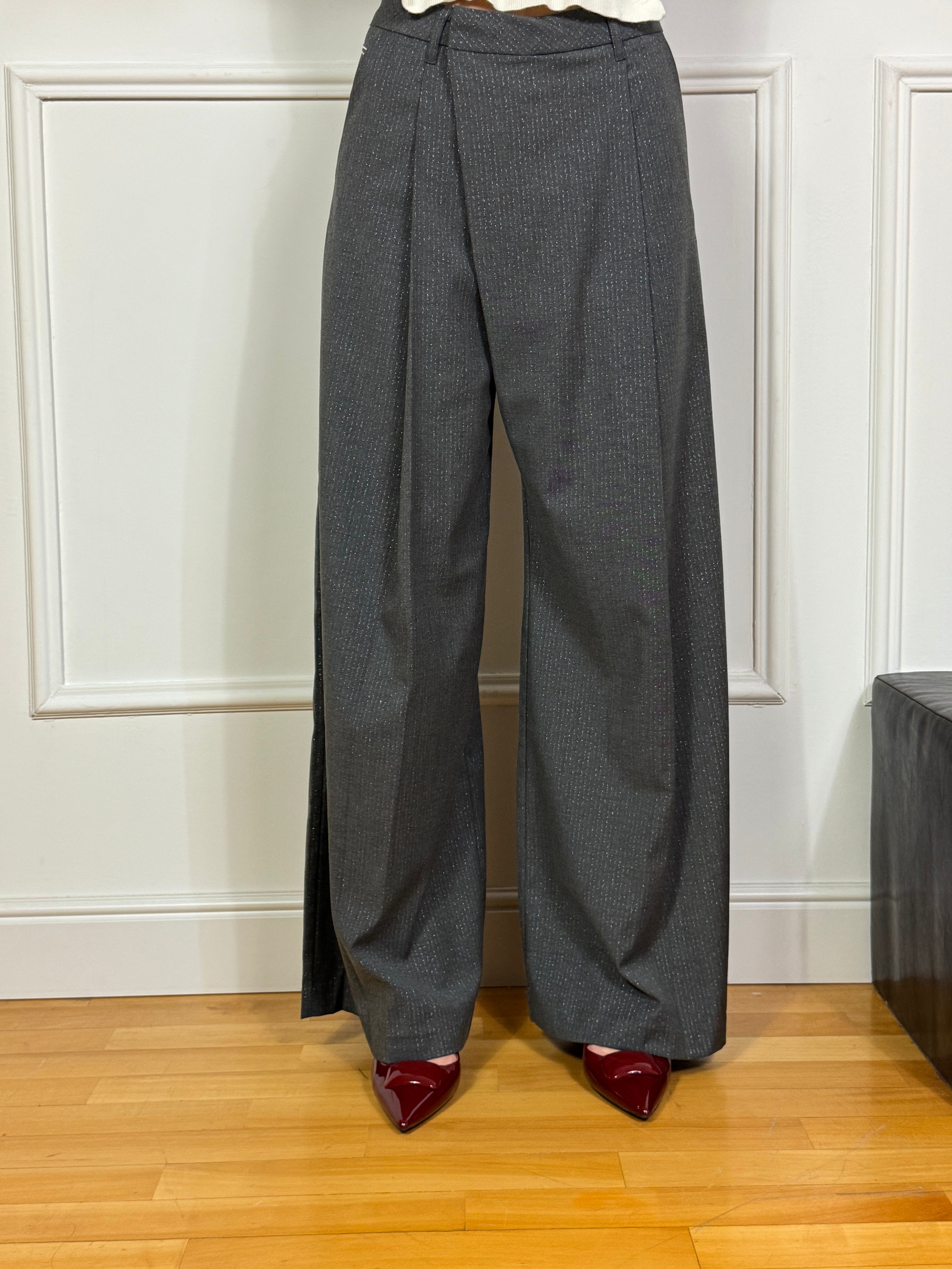 Pantalone JJXX modello JOANNE - LUREX CON PINCES