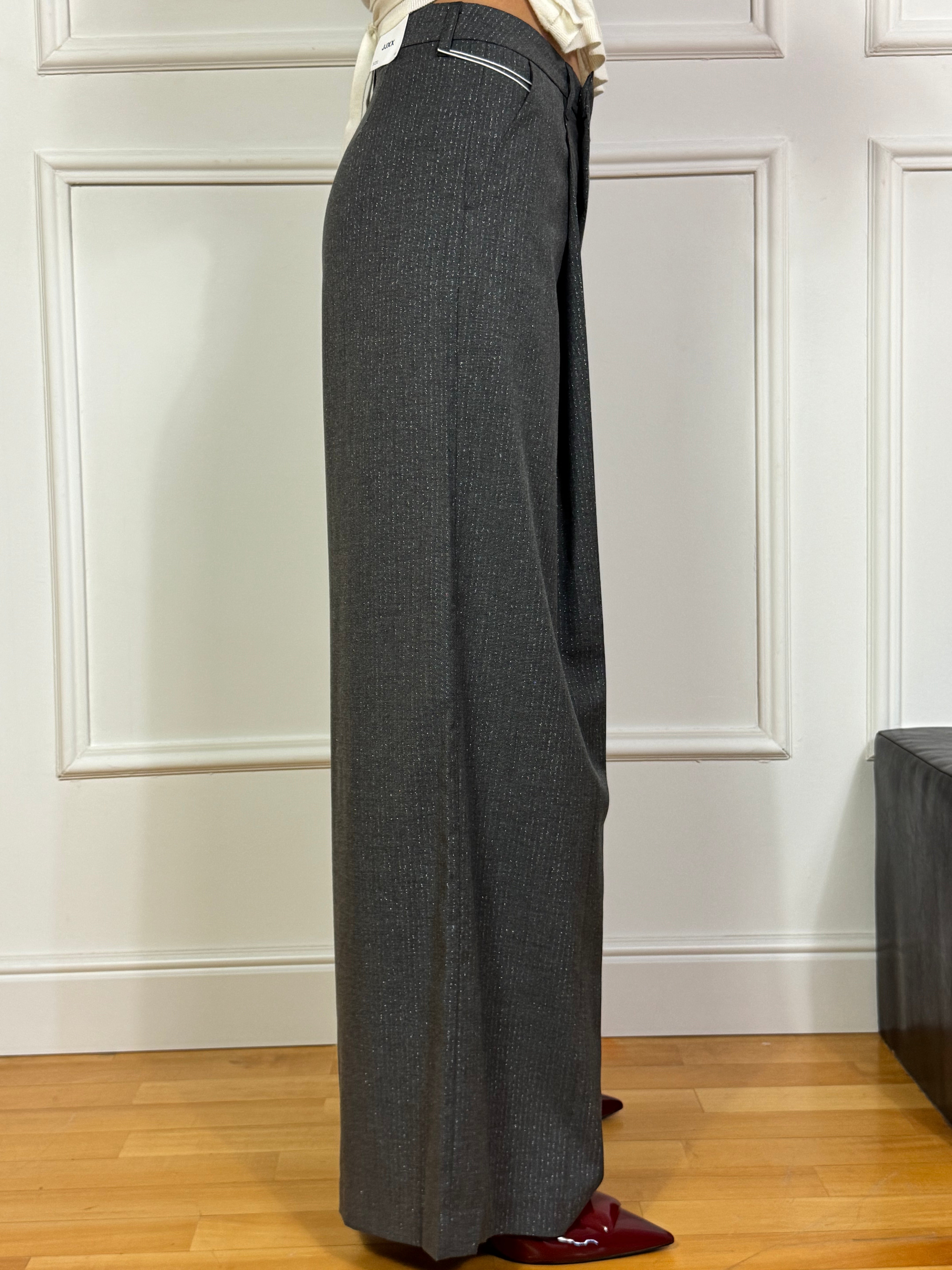 Pantalone JJXX modello JOANNE - LUREX CON PINCES