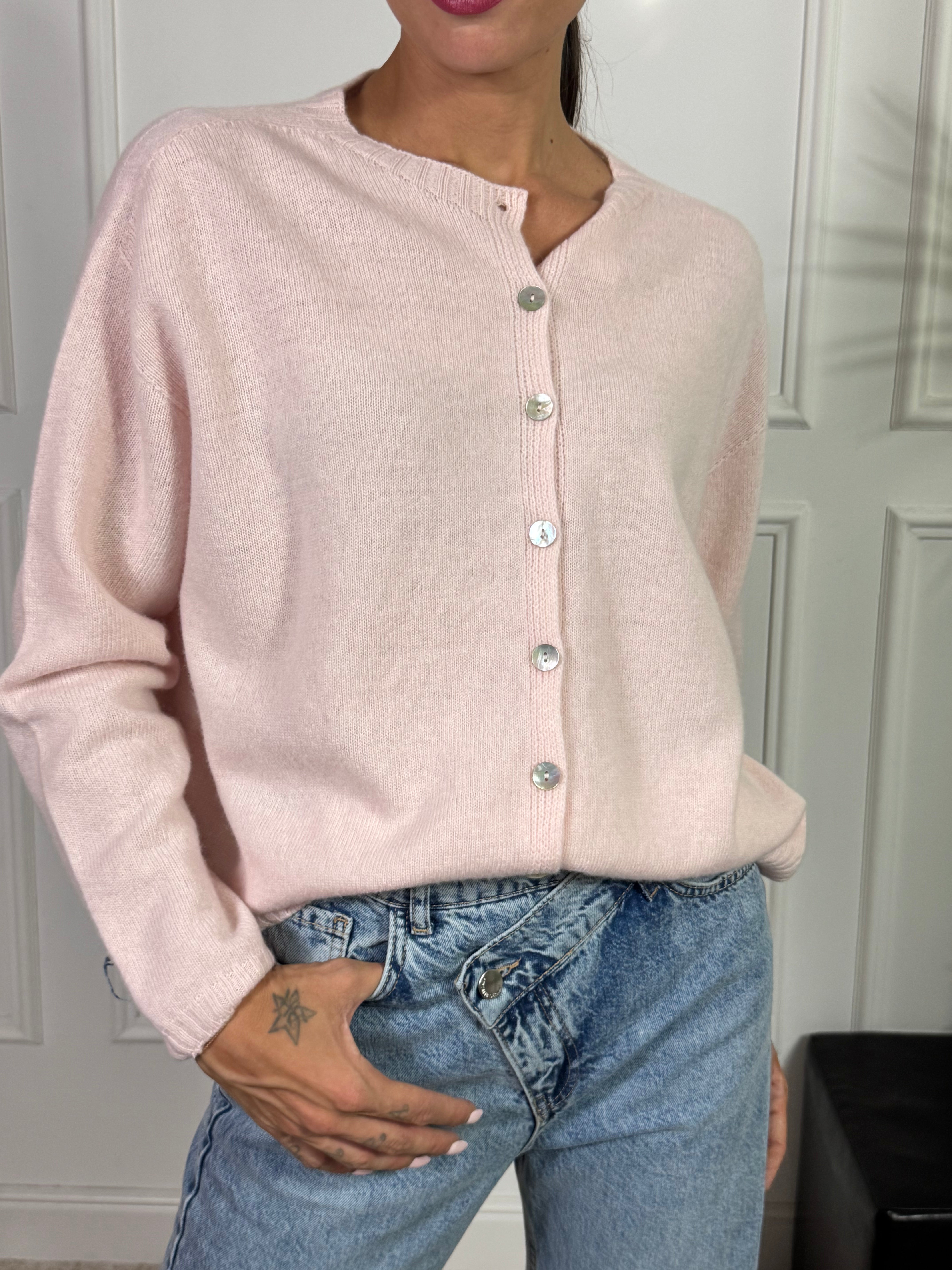 Cardigan coreana con bottoncini Kontatto