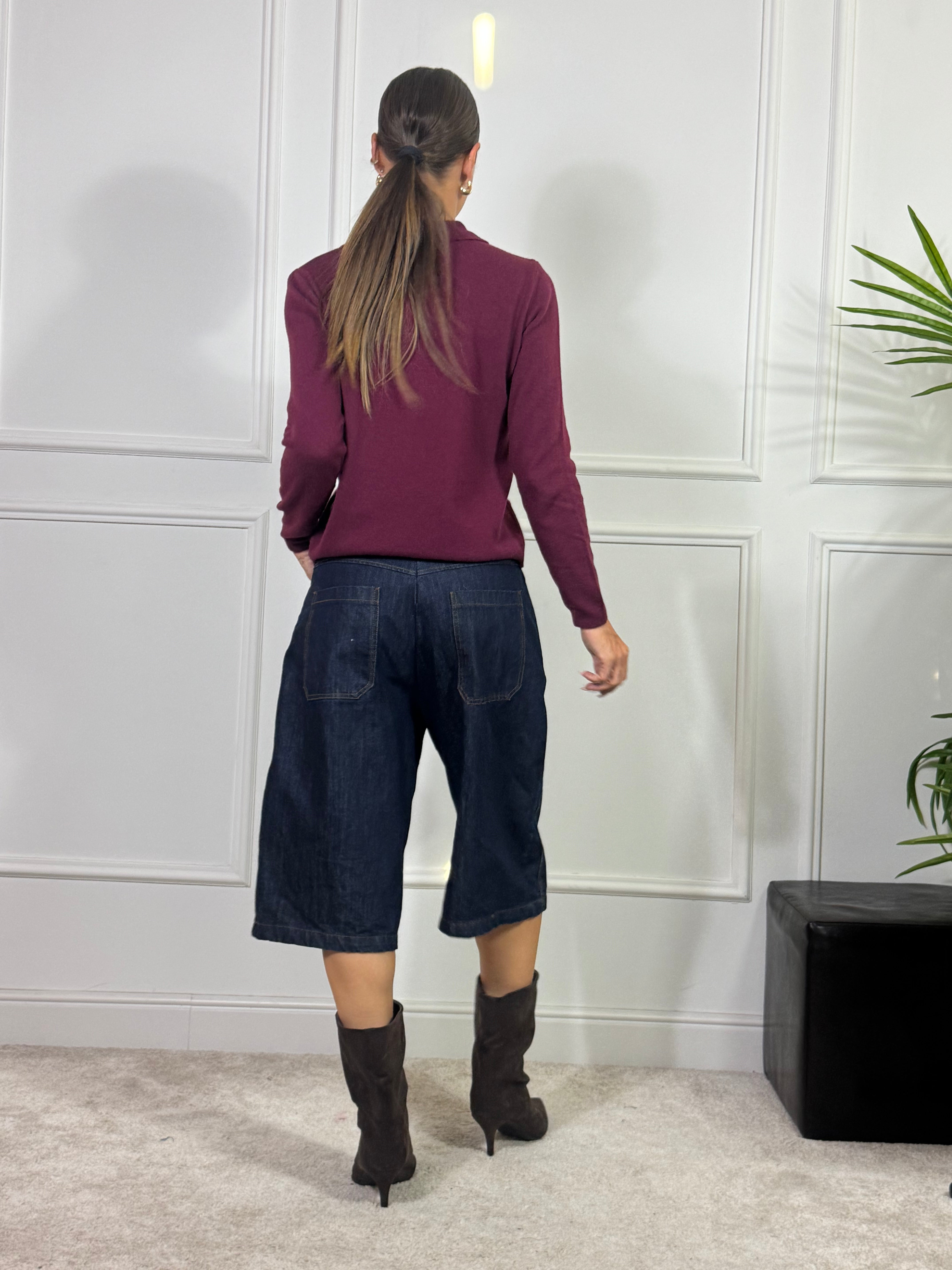 Bermuda Susy Mix JEANS CUCITURE OVER