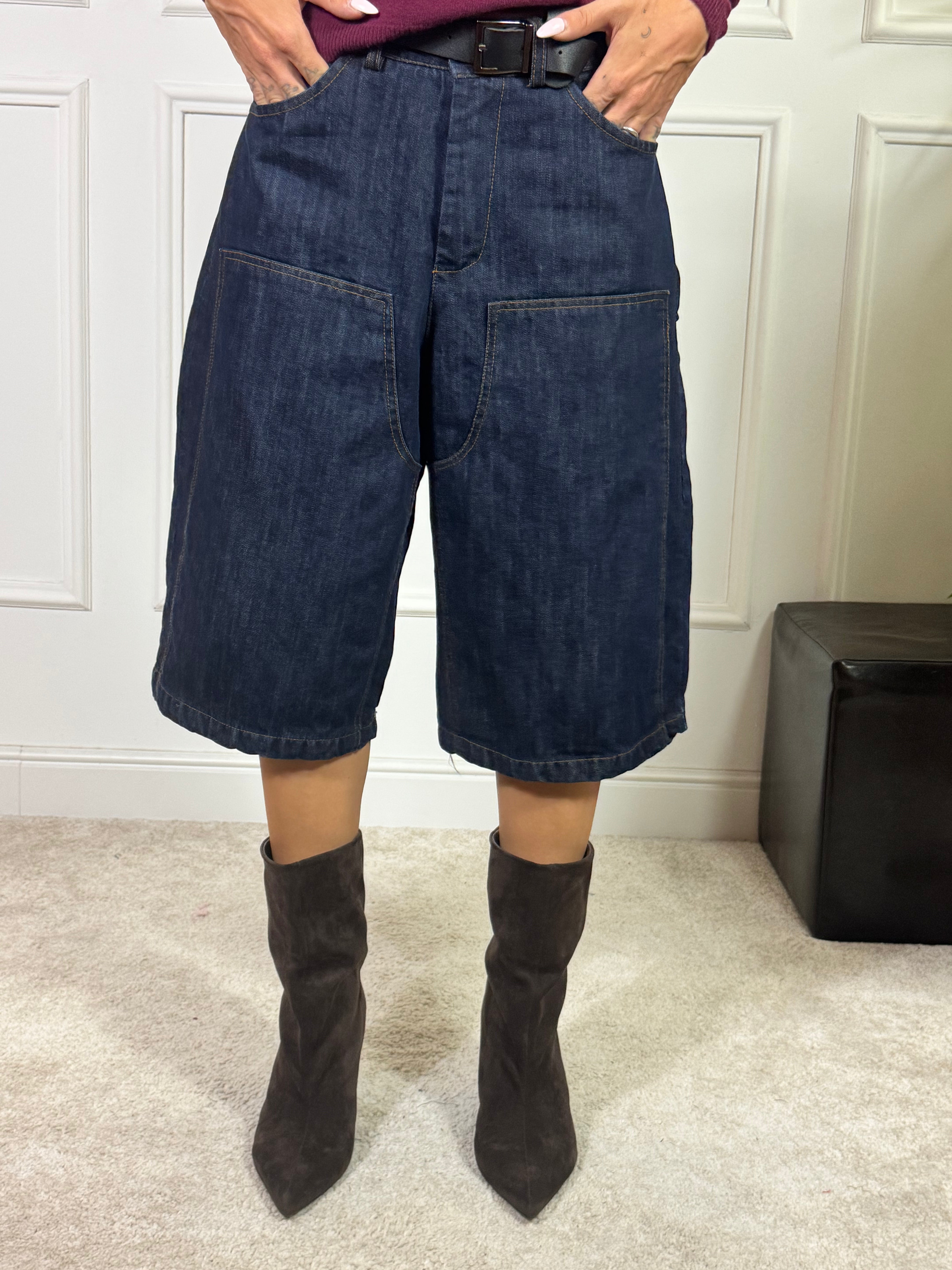 Bermuda Susy Mix JEANS CUCITURE OVER