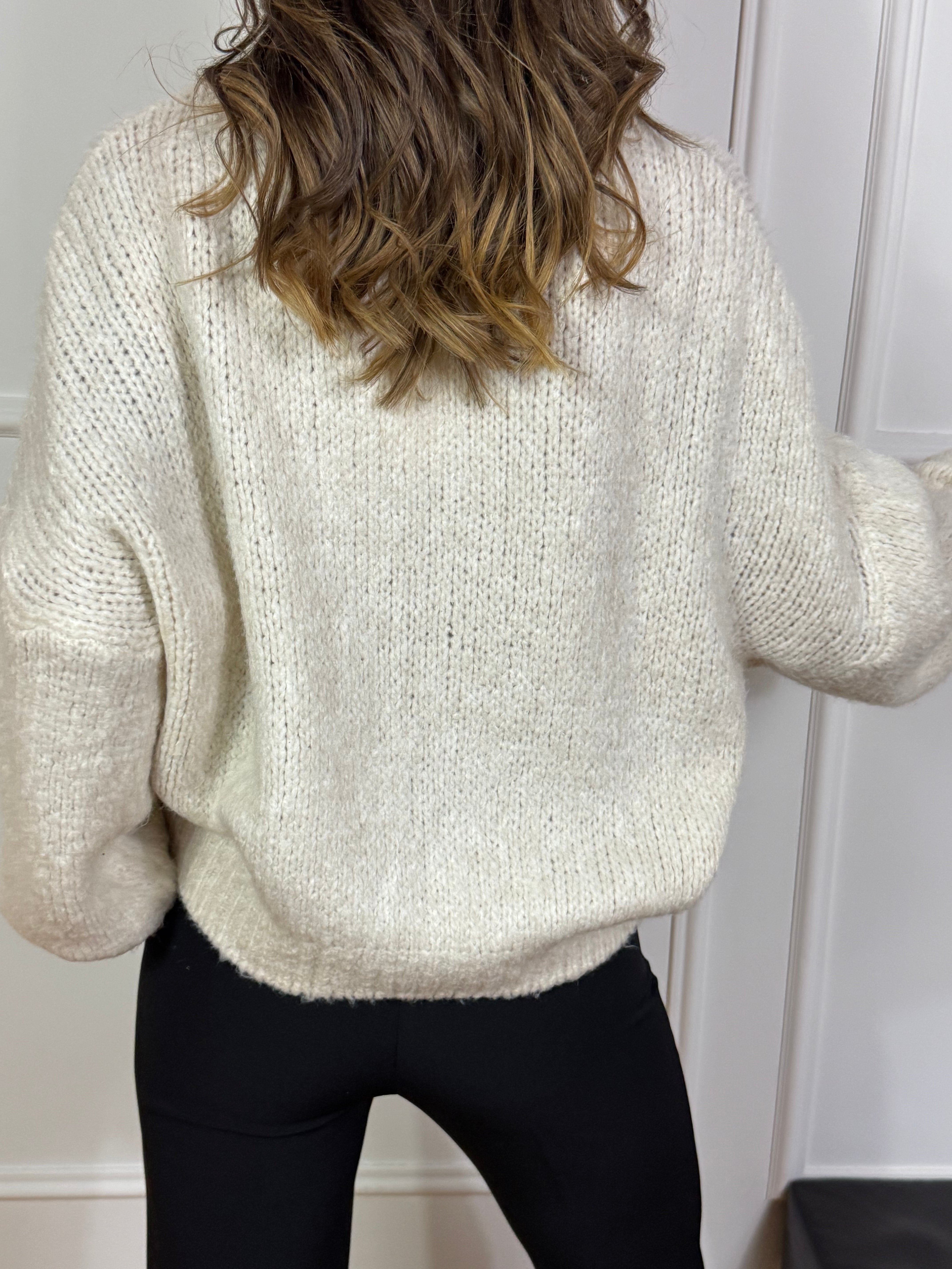 Maglione con ricamo You Decide MERRY