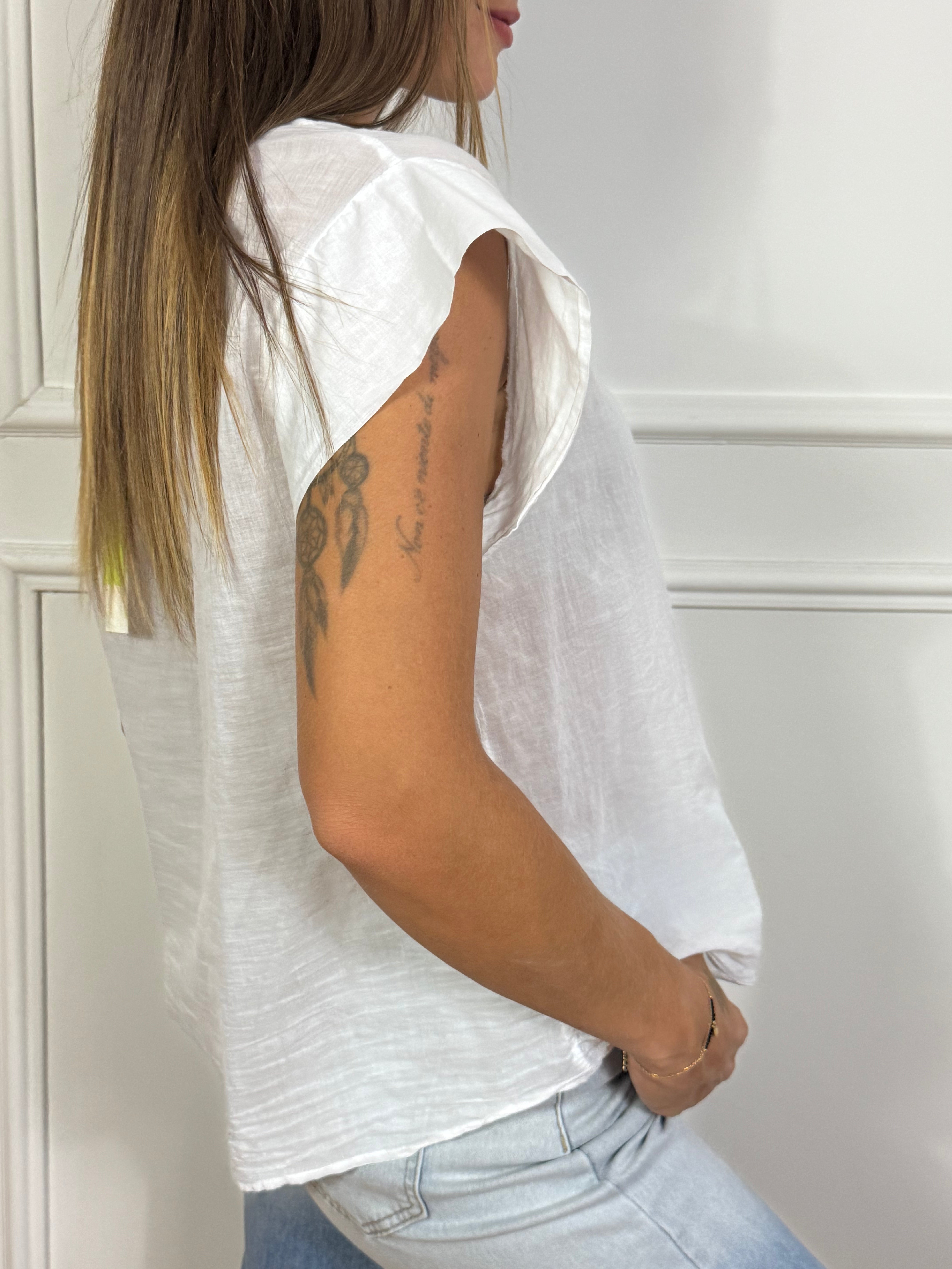 Camicia manica accennatta Victoria ILMH con frappa laterale