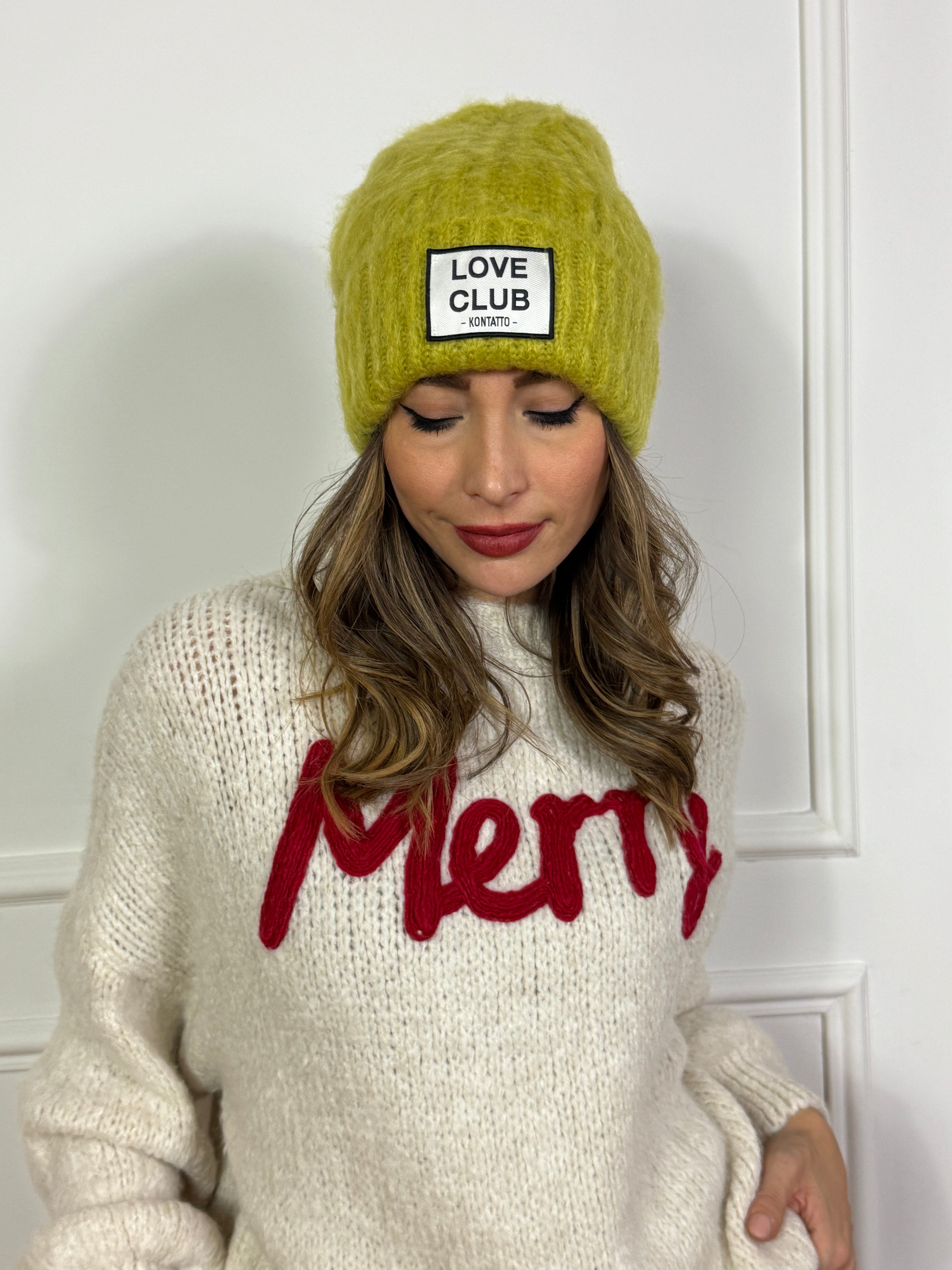 Cuffia in misto mohair Kontatto LOVE CLUB