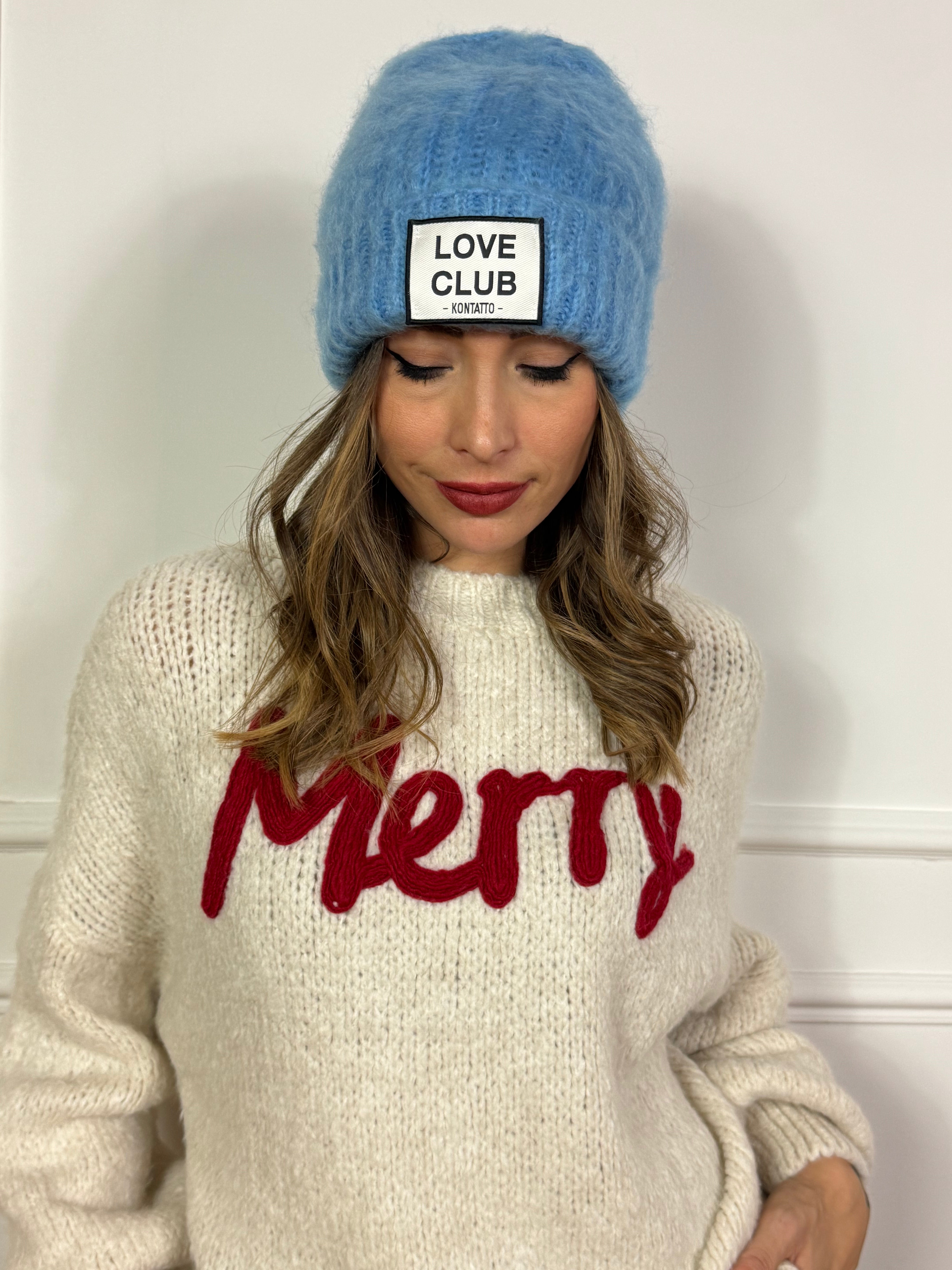 Cuffia in misto mohair Kontatto LOVE CLUB