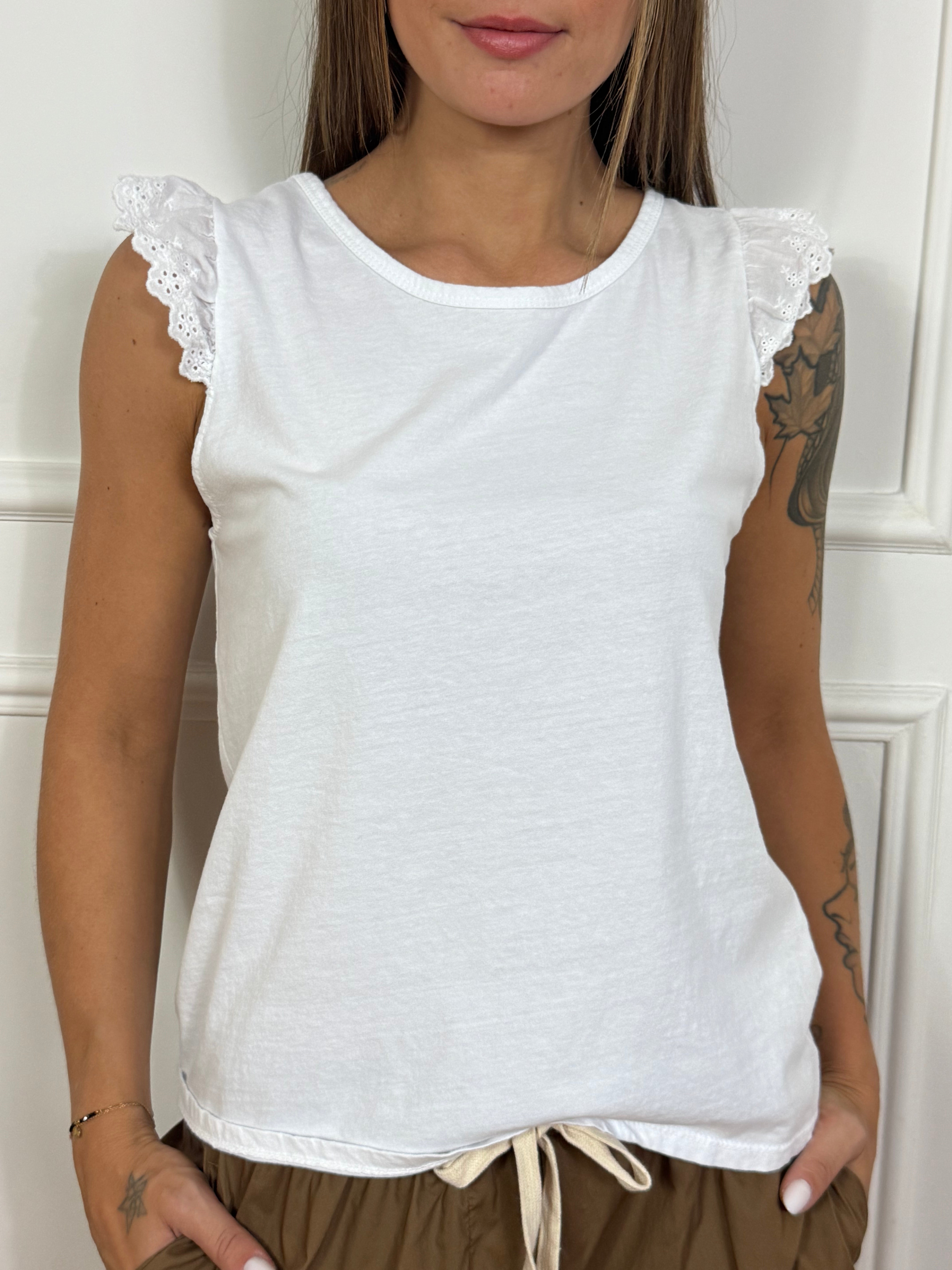 T-shirt Victoria ILMH MANICHINE SANGALLO