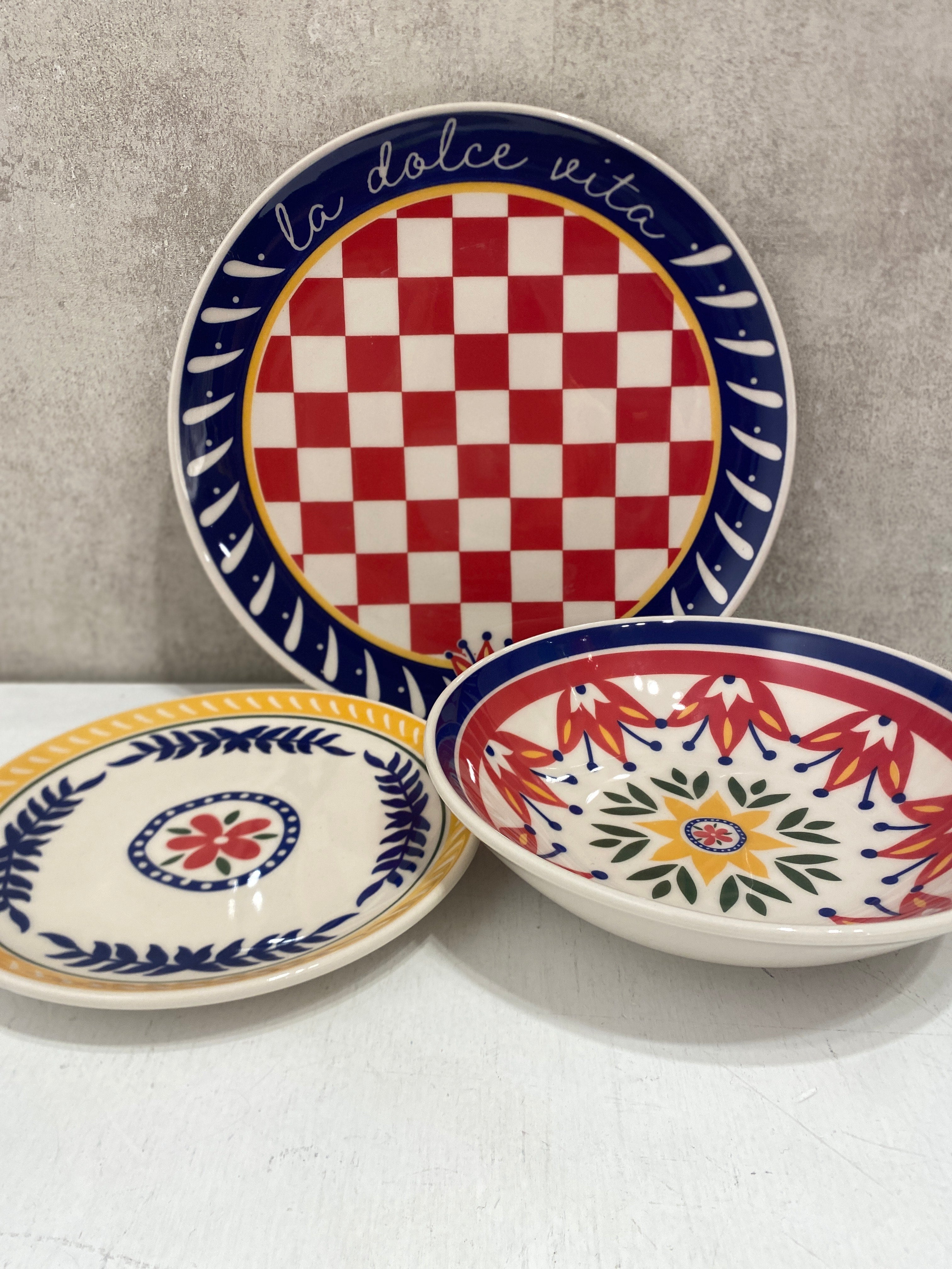 Piatti set 18pz LA DOLCE VITA