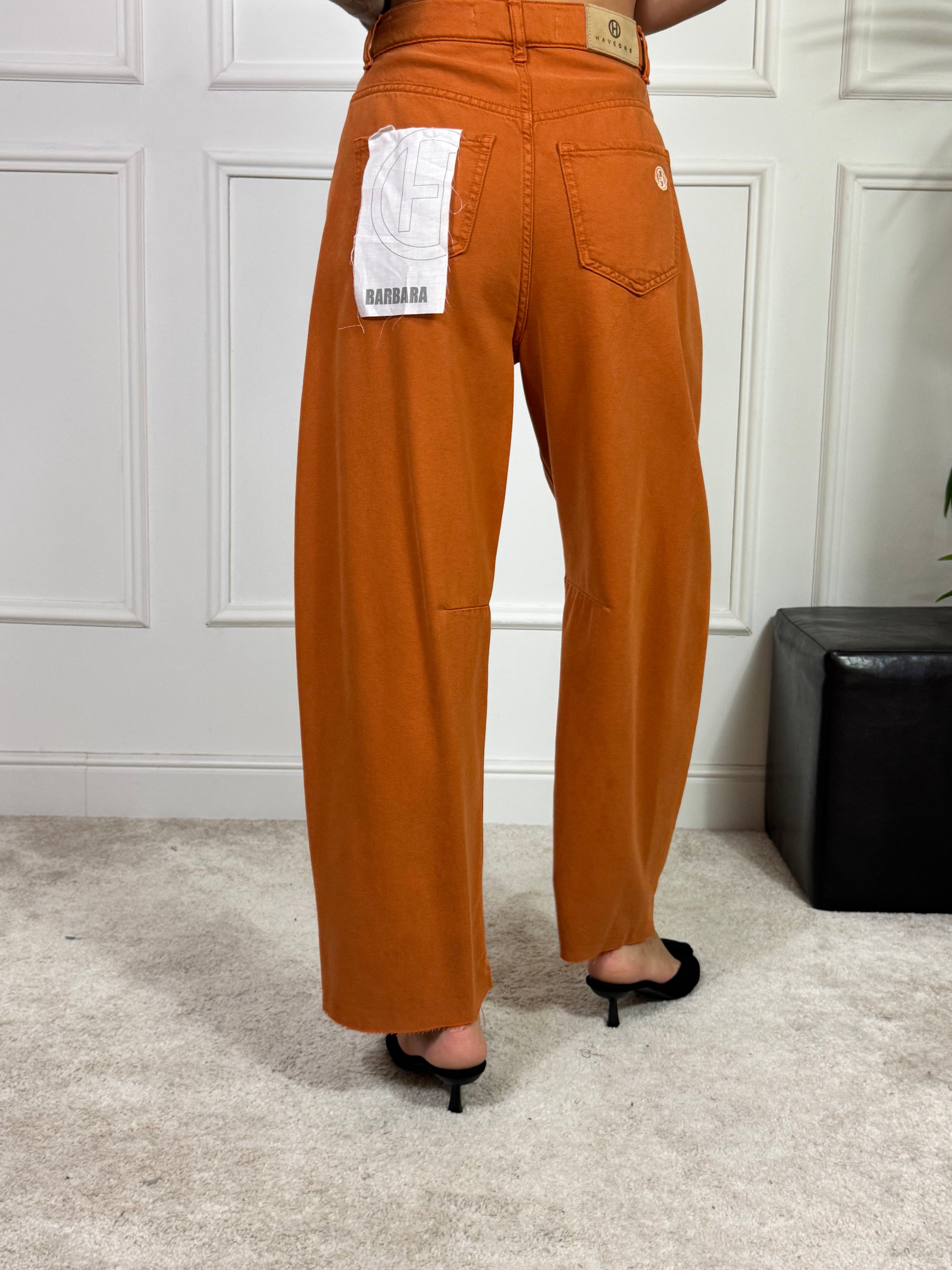 Pantalone jeans Have One barrel modello BARBARA