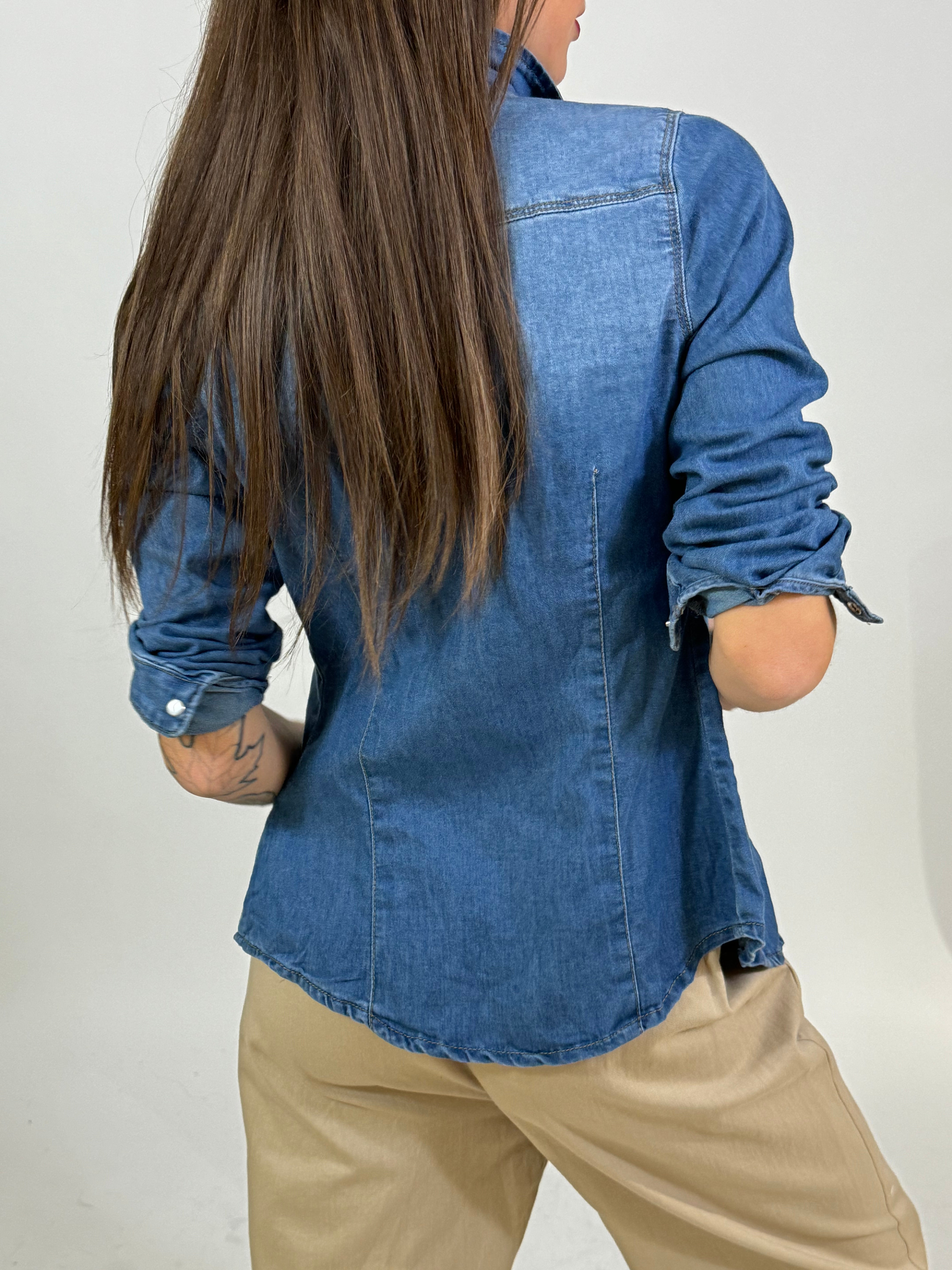 Camicia di jeans leggero Susy Mix SLIM
