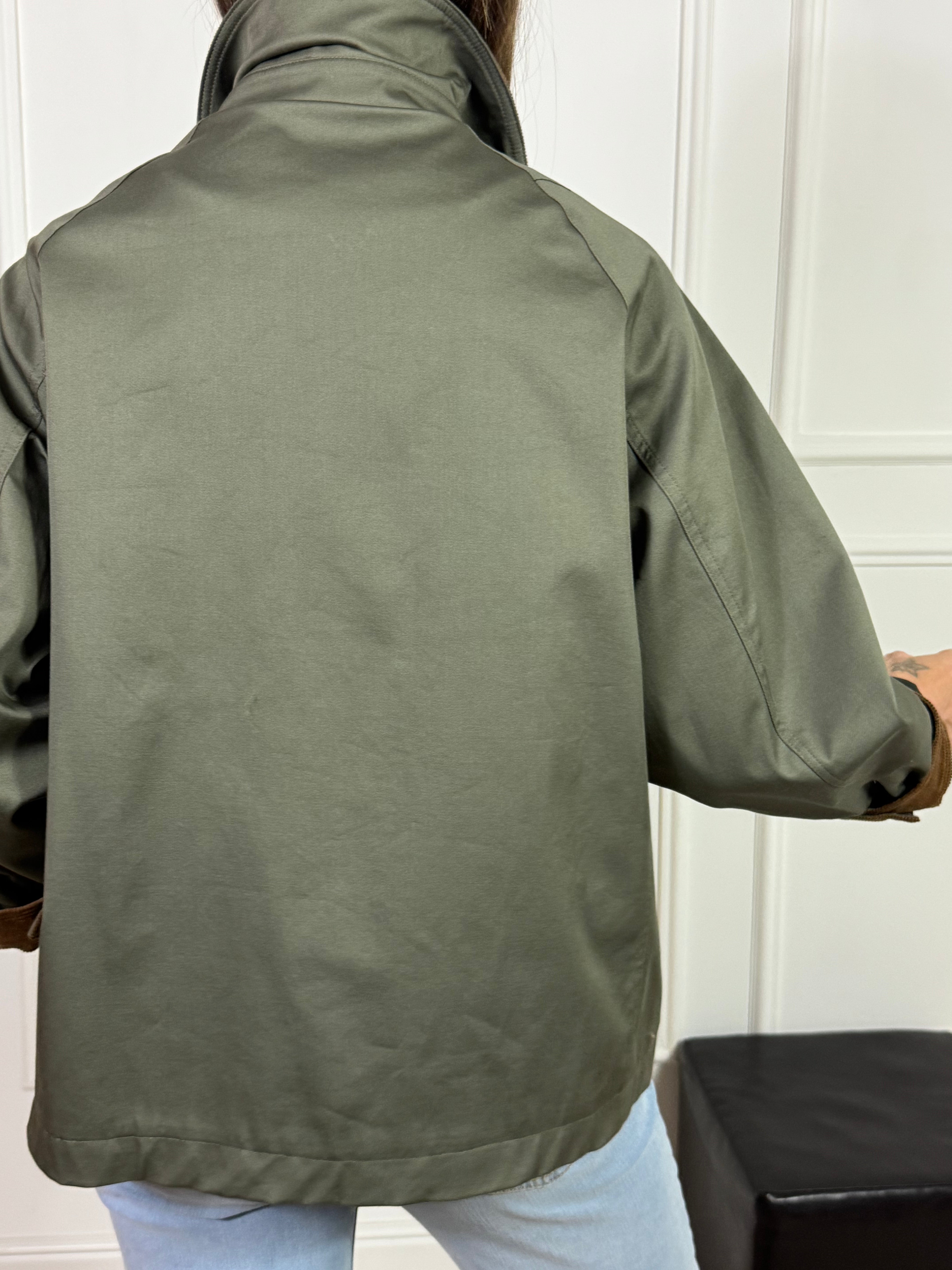 Giacca Have One con dettagli in velluto a costine