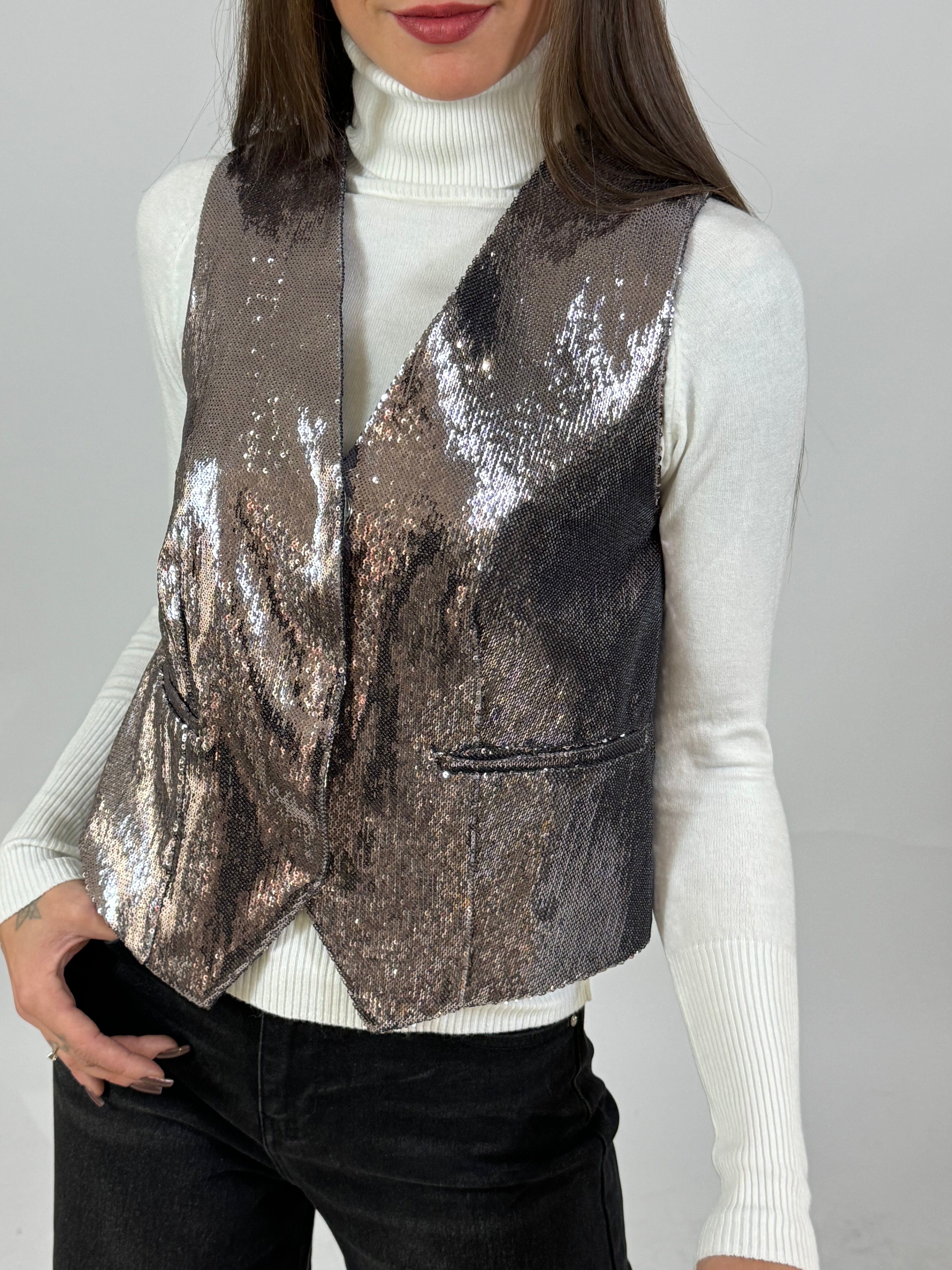 Gilet Victoria ILMH paillettes