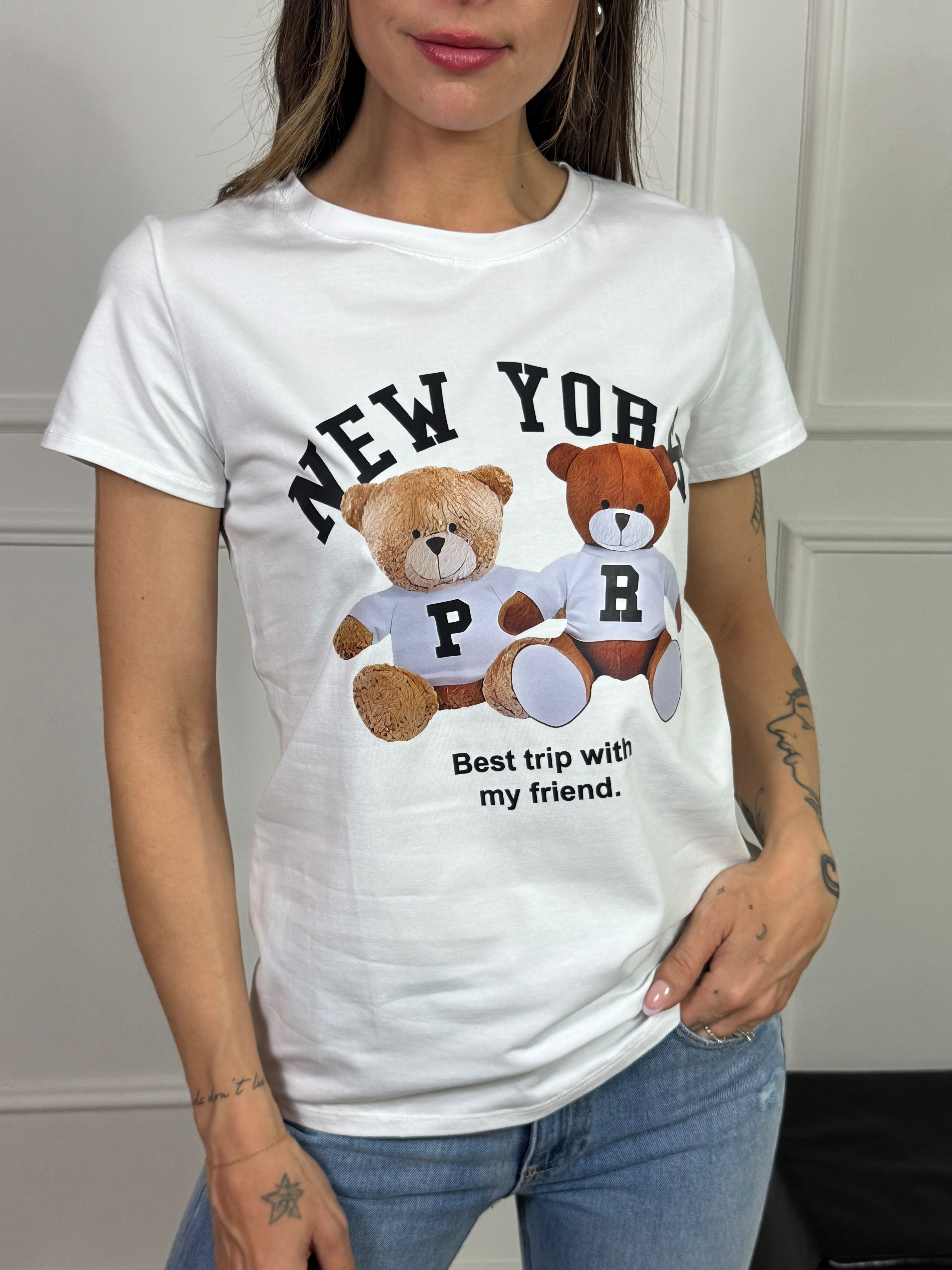 T-shirt con stampa Victoria ILMH ORSETTI - NEW YORK