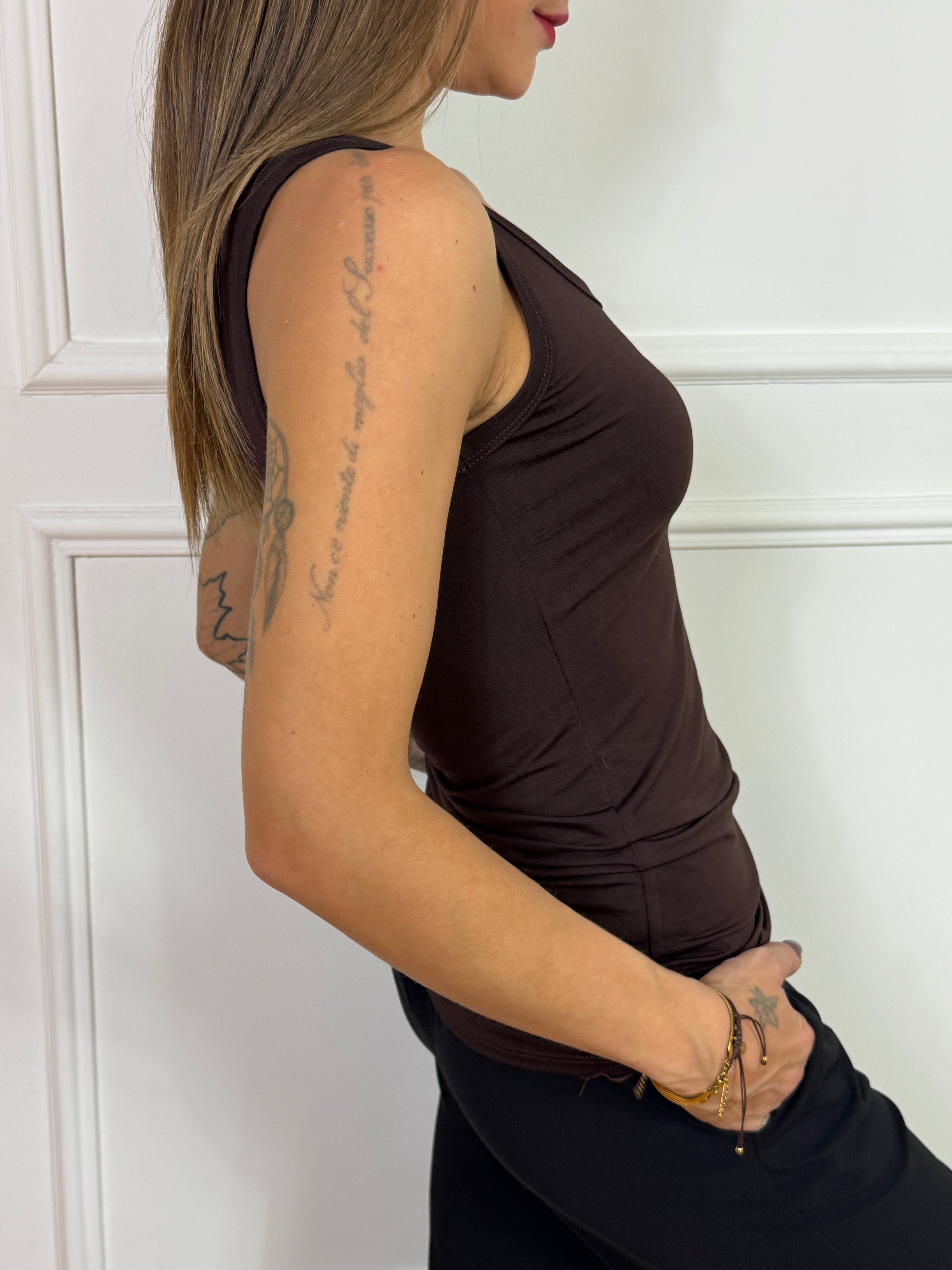 Canotta basica Kontatto scollo tondo