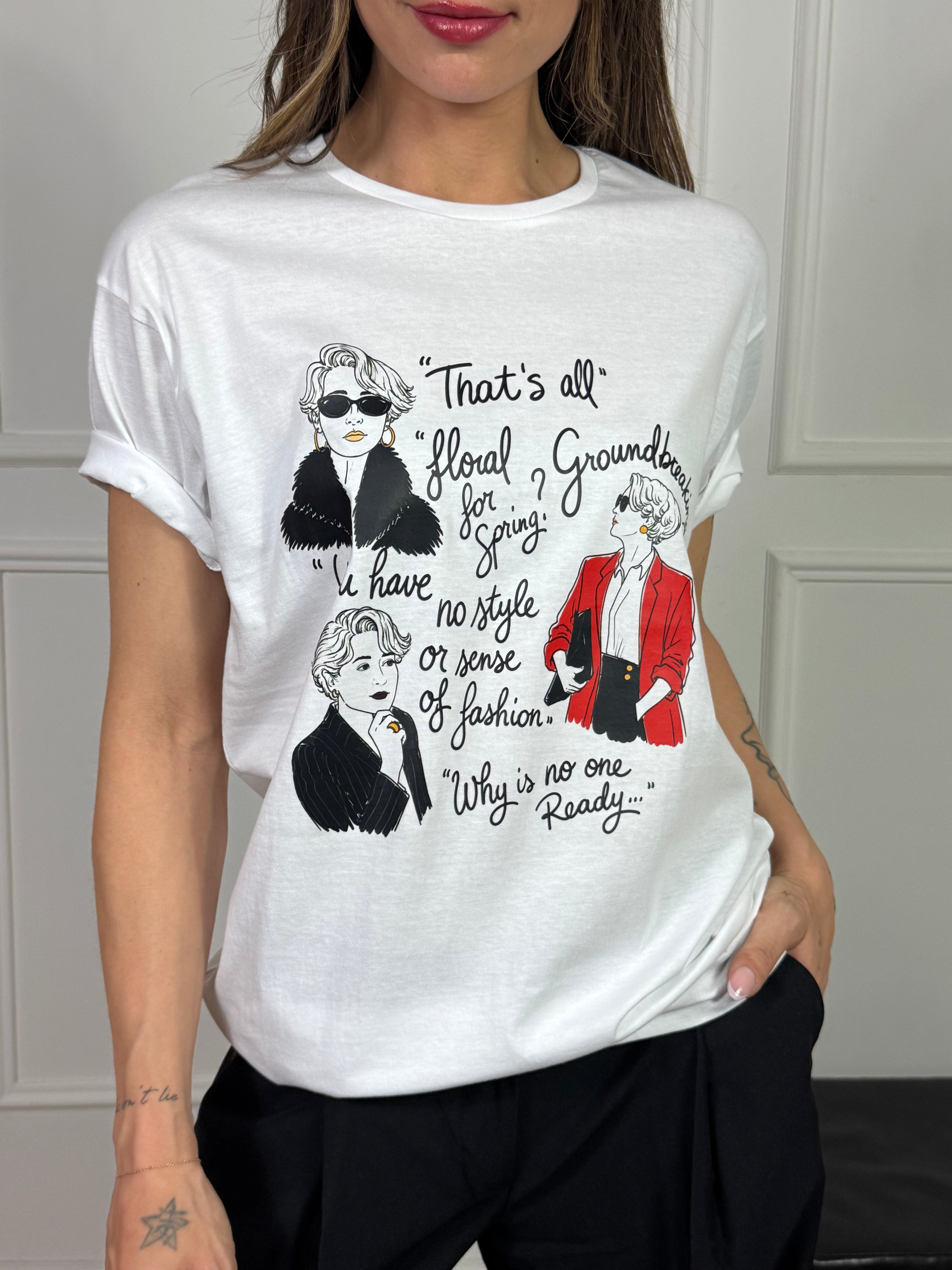 T-shirt Susy Mix MIRANDA QUOTES
