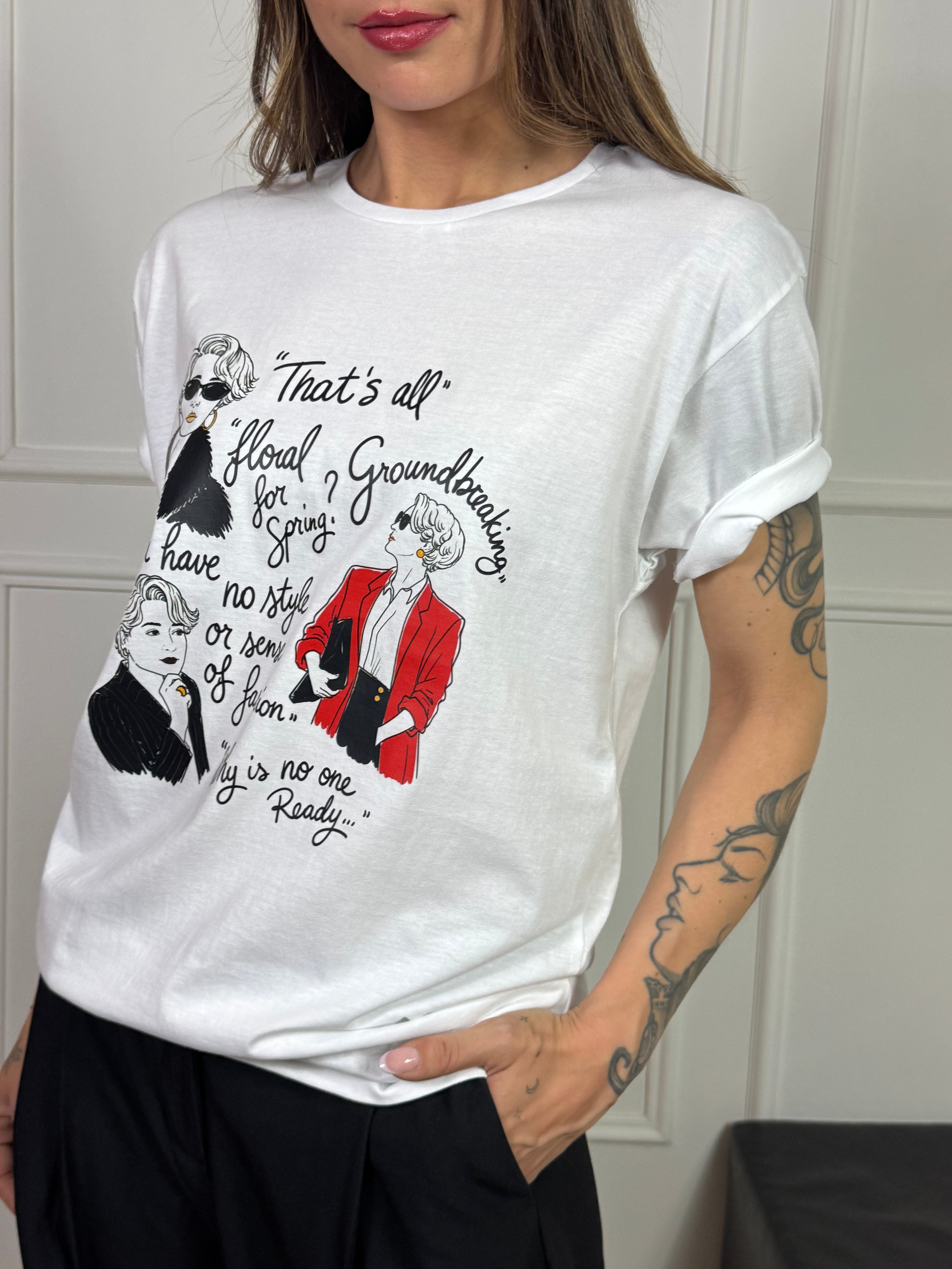 T-shirt Susy Mix MIRANDA QUOTES