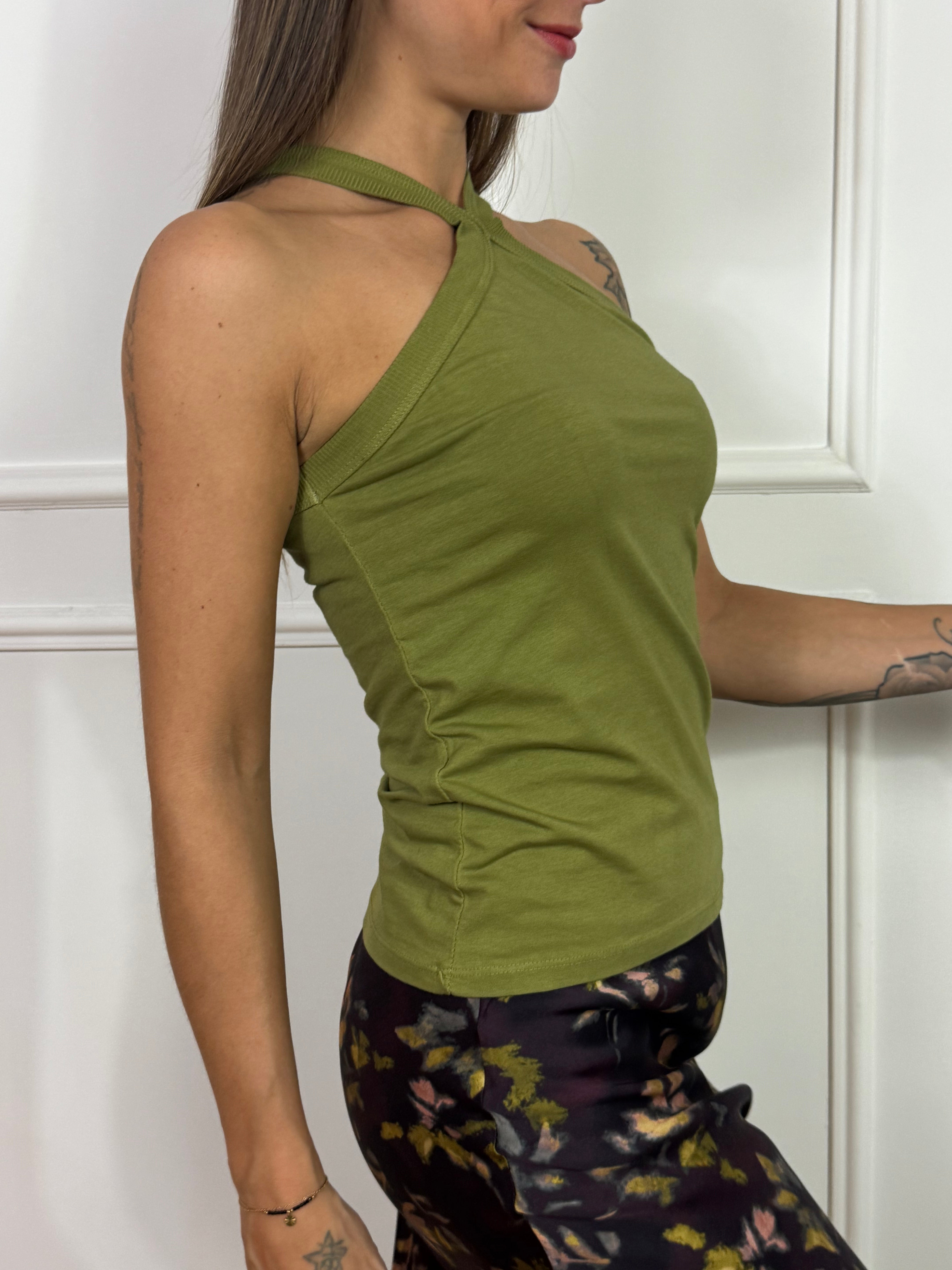 Top Canotta Susy Mix incrocio davanti LISCIO