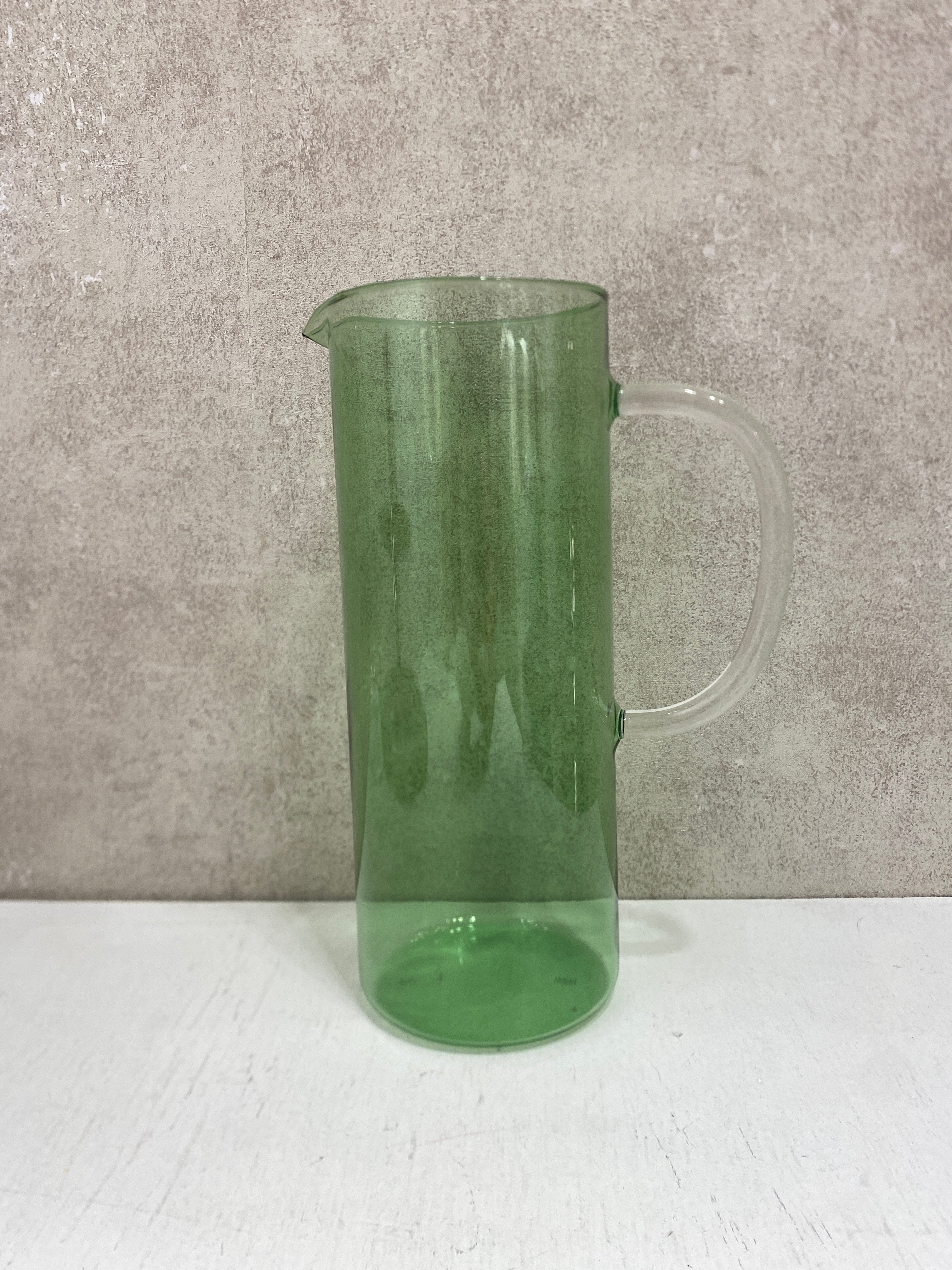 Caraffa vetro verde