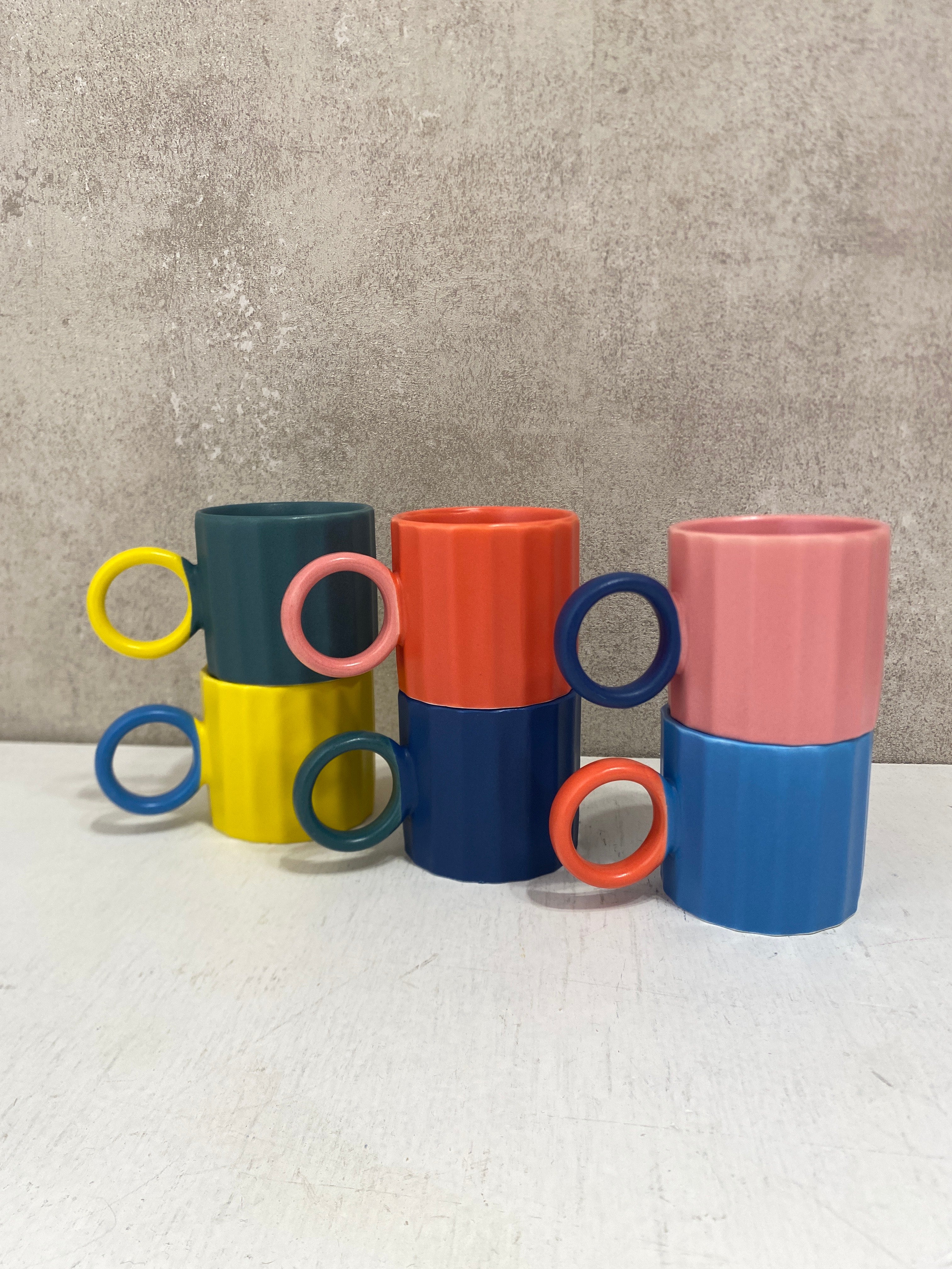 Tazze caffè set 6pz CIRCLE