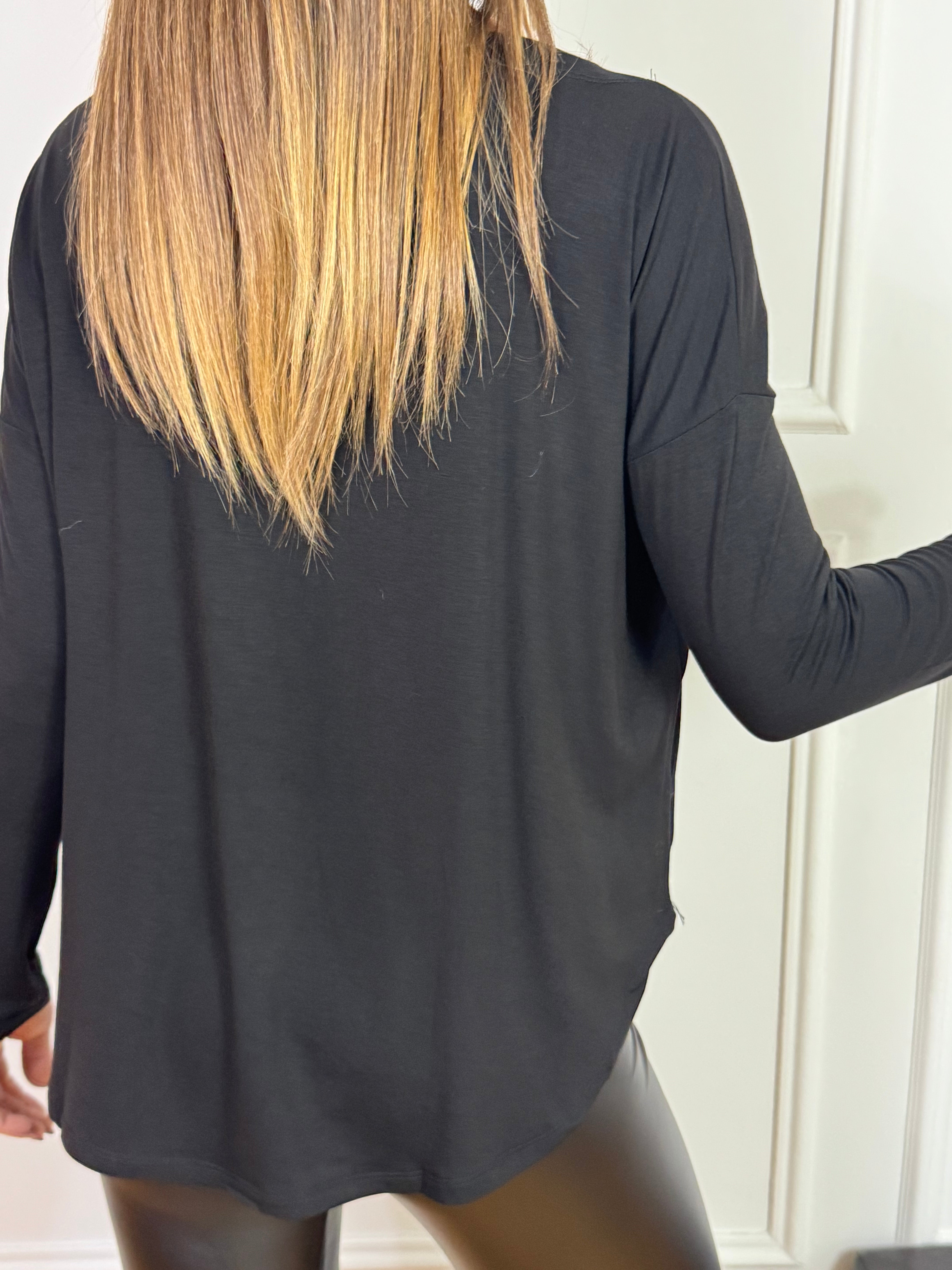 Maglia over Kontatto in viscosa elasticizzata