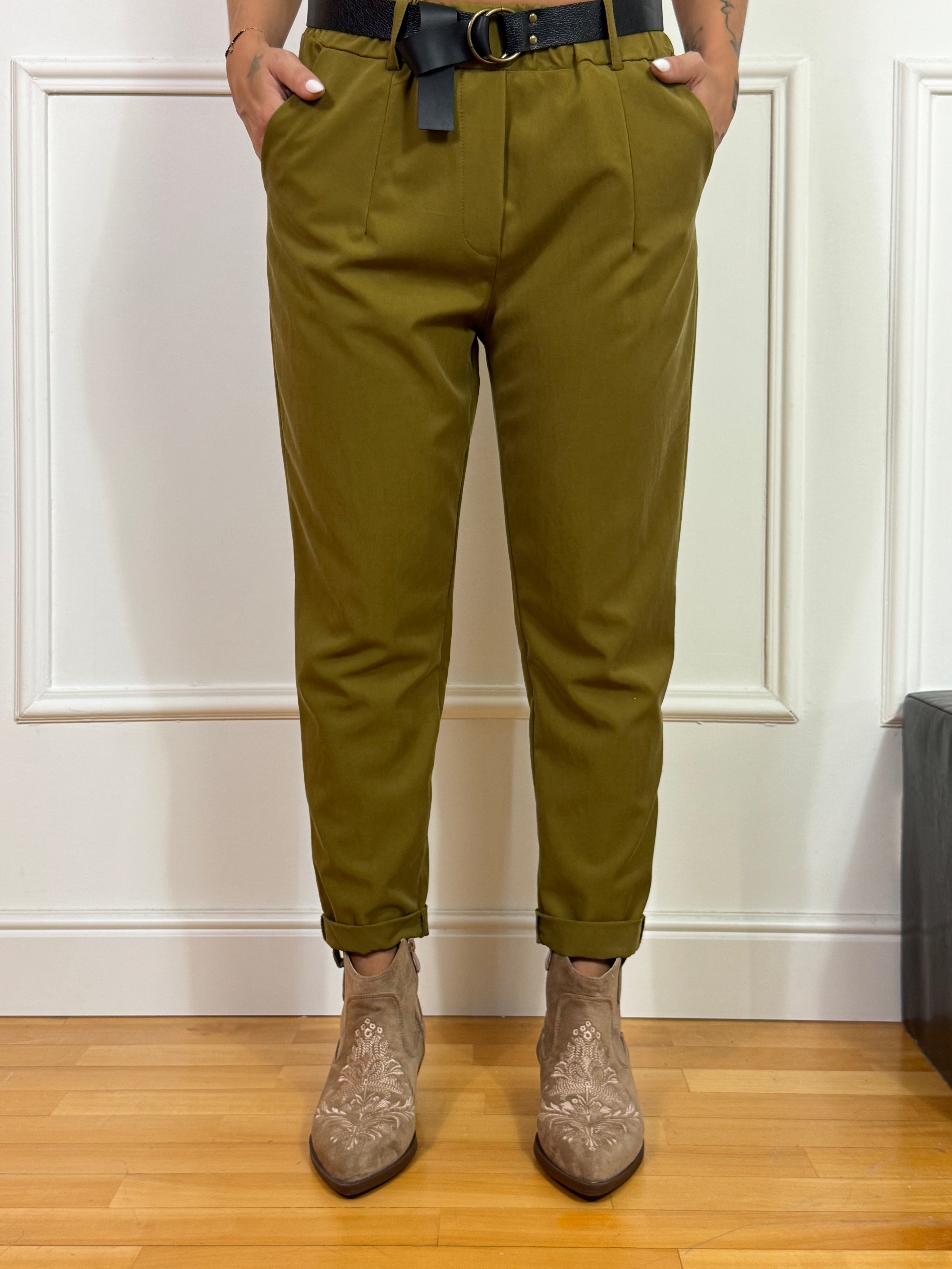 Pantalone Susy Mix con cintura